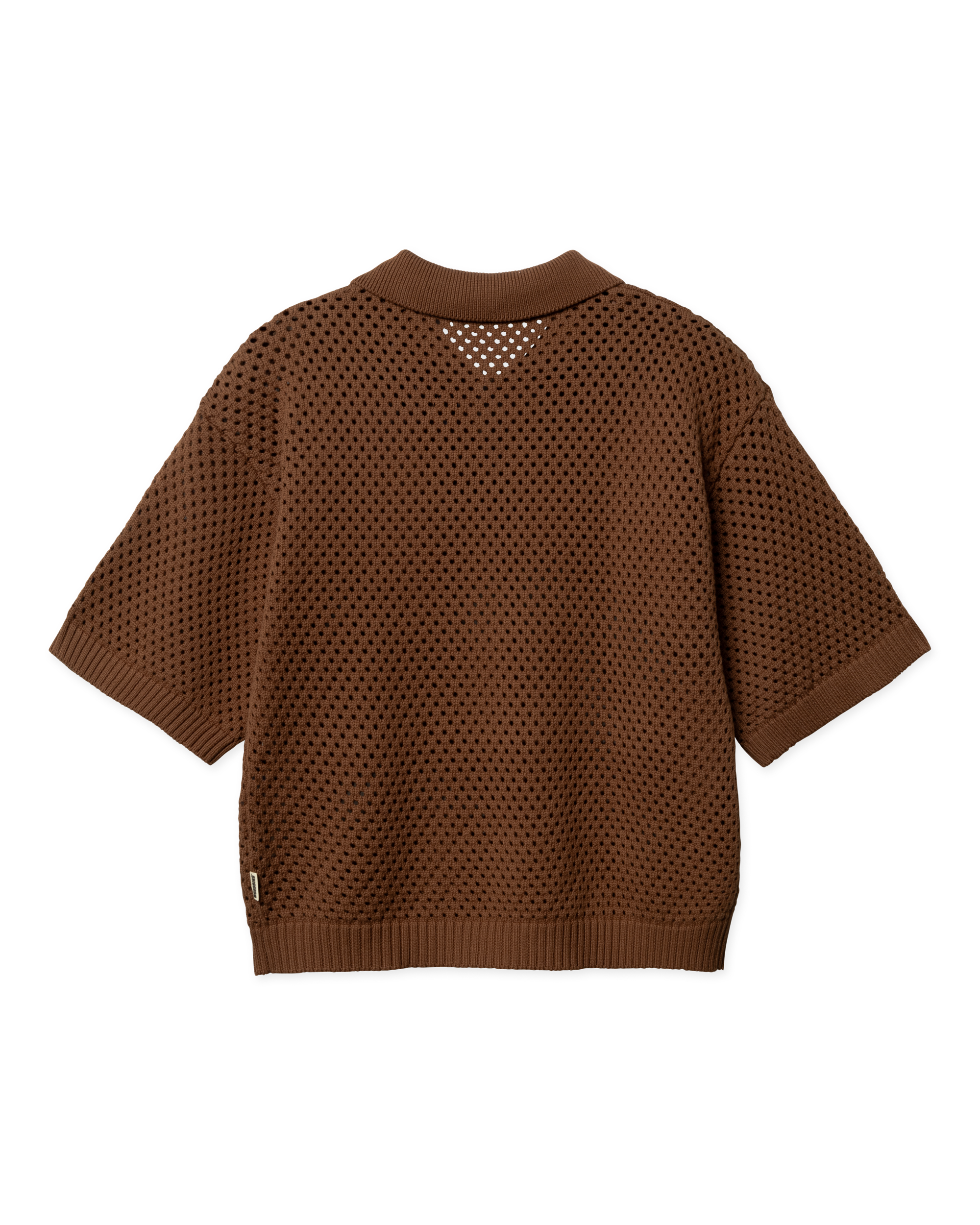 Woodbird Female WBDashy Crade Polo Knits Mid Brown