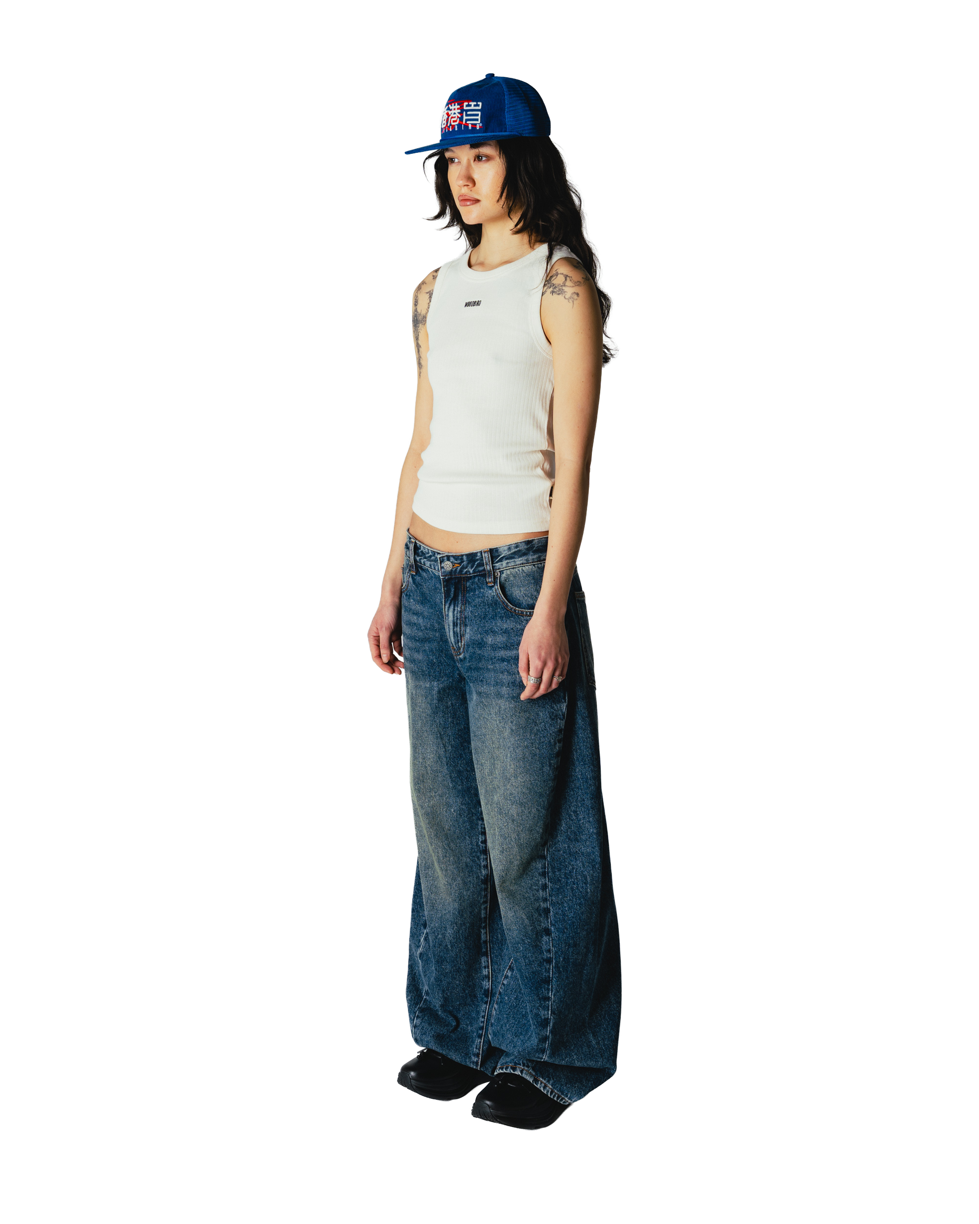 Woodbird Female WBDee Base Tank Top T-Shirts White