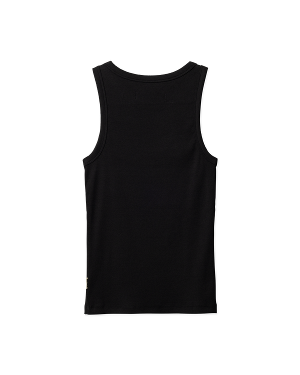 Woodbird Female WBDee Rib Tank Top T-Shirts Black