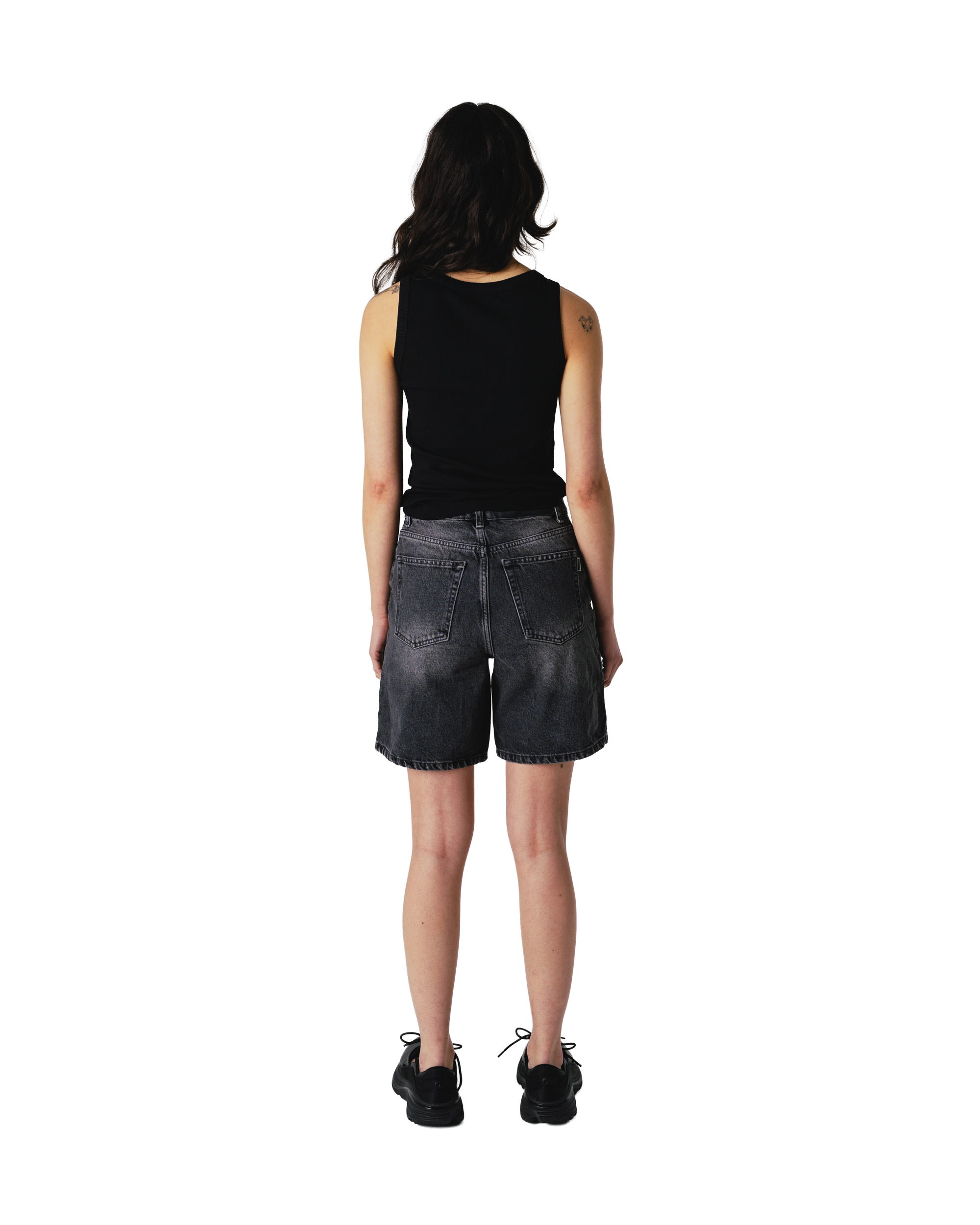 Woodbird Female WBDee Rib Tank Top T-Shirts Black