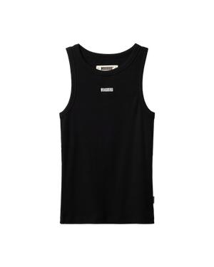 Woodbird Female WBDee Rib Tank Top T-Shirts Black
