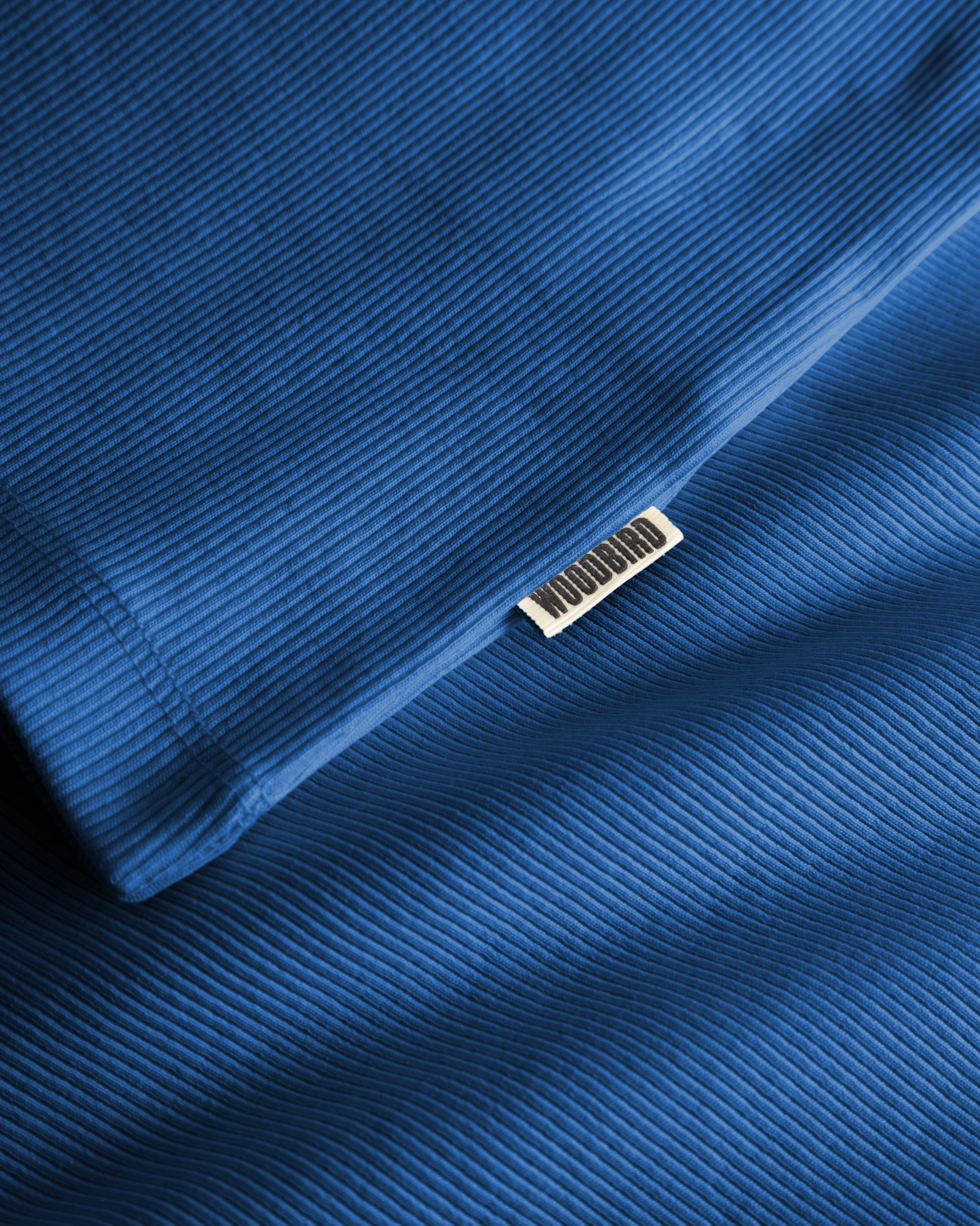 Woodbird Female WBDee Rib Tank Top T-Shirts Cobalt Blue