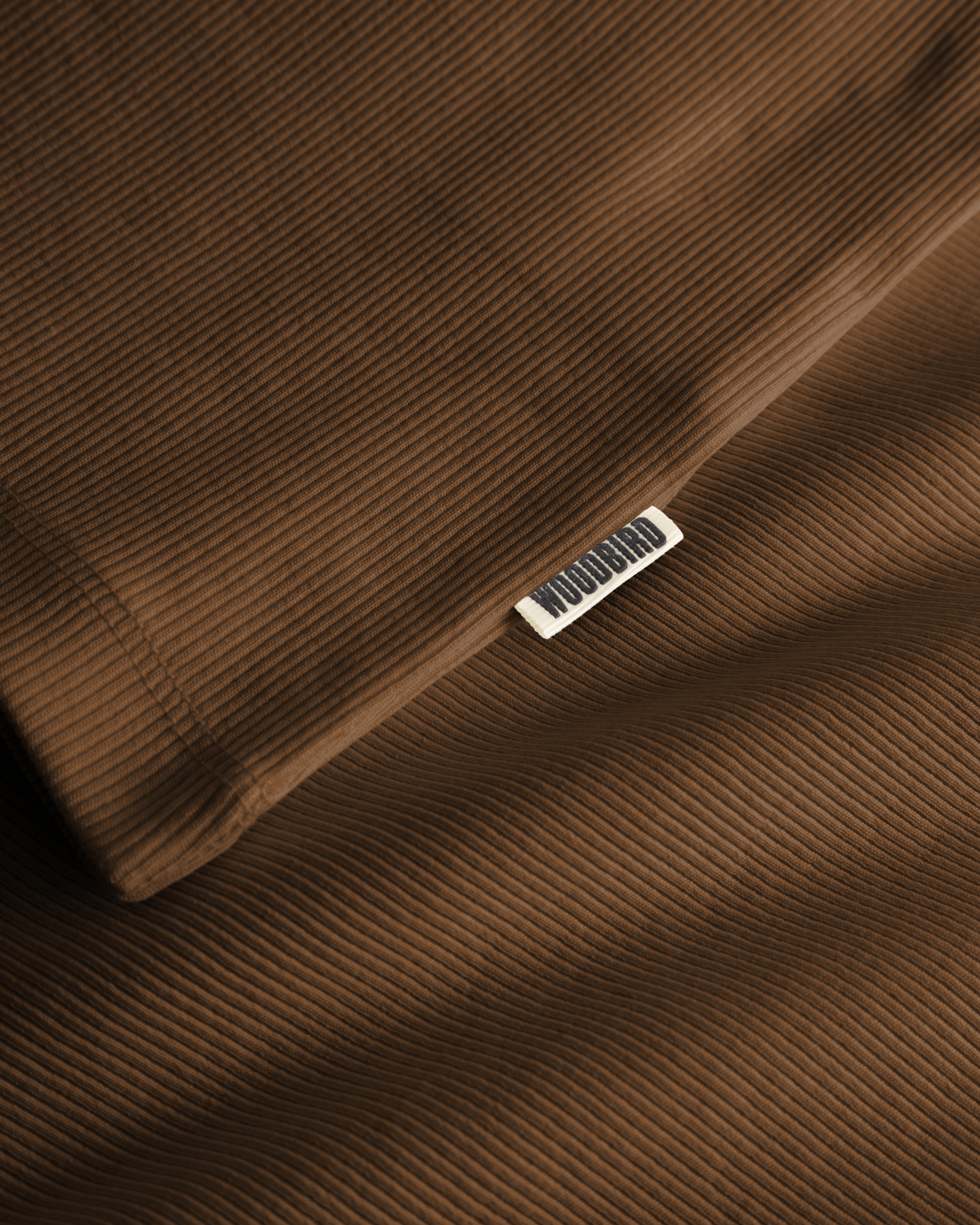 Woodbird Female WBDee Rib Tank Top T-Shirts Mid Brown