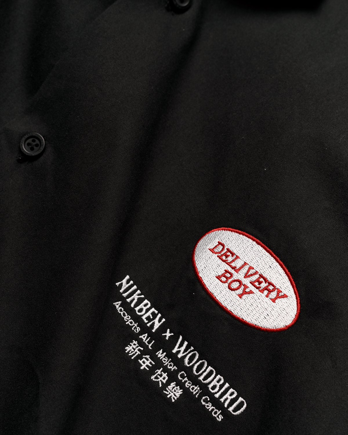 Woodbird WBDelivery Shirt NIKBEN Shirts Black
