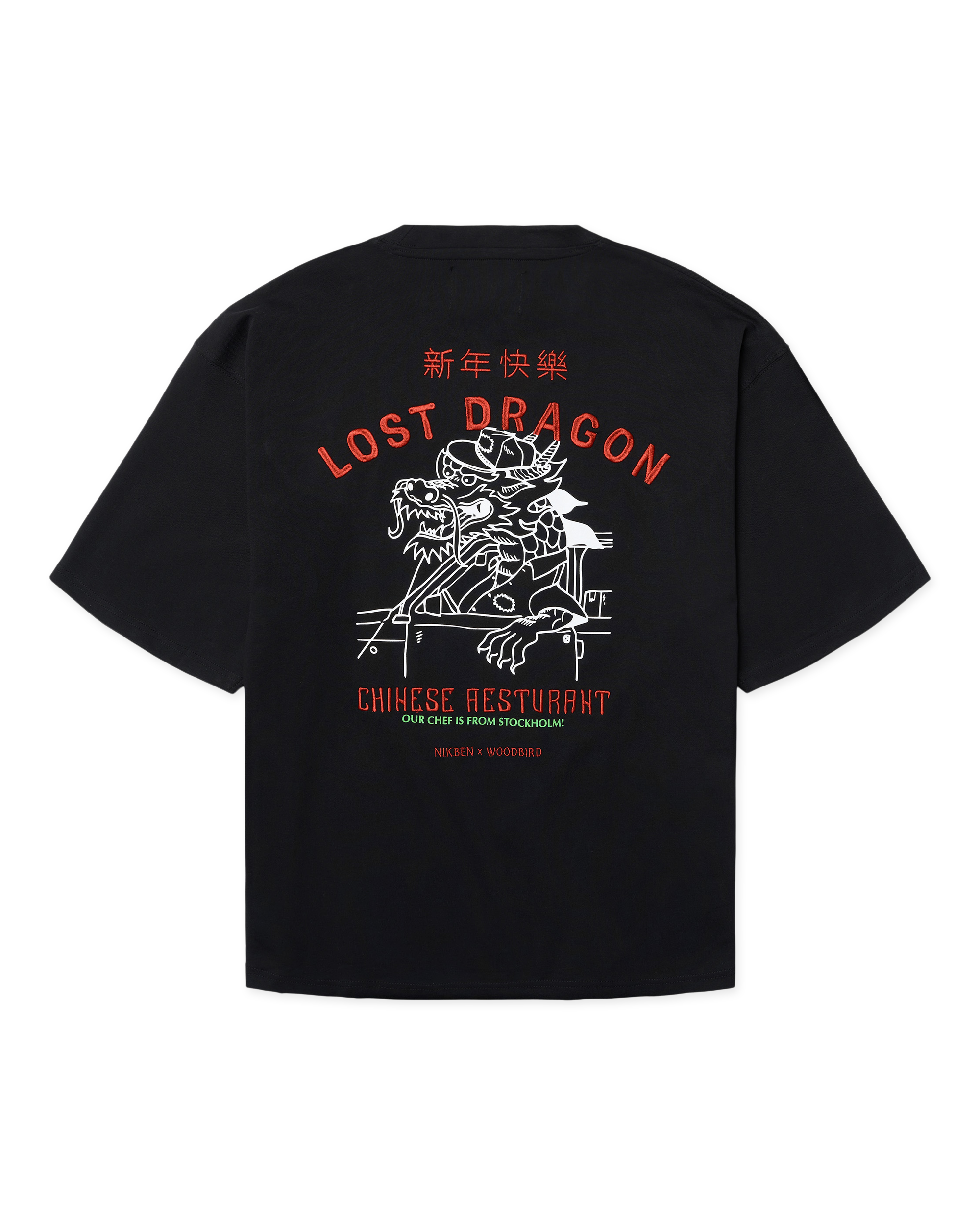 Woodbird WBDelivery Tee NIKBEN T-Shirts Black