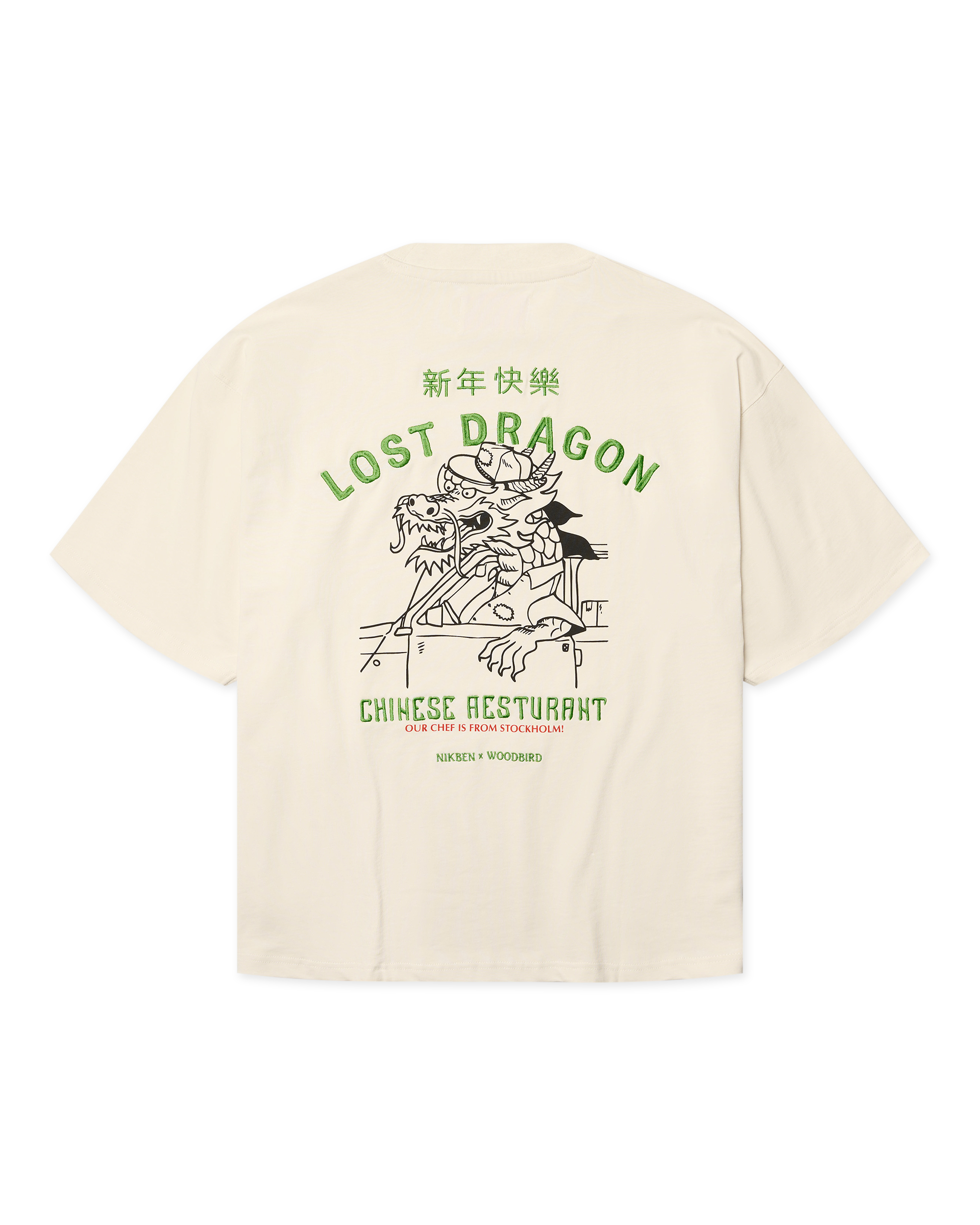 Woodbird WBDelivery Tee NIKBEN T-Shirts Off White