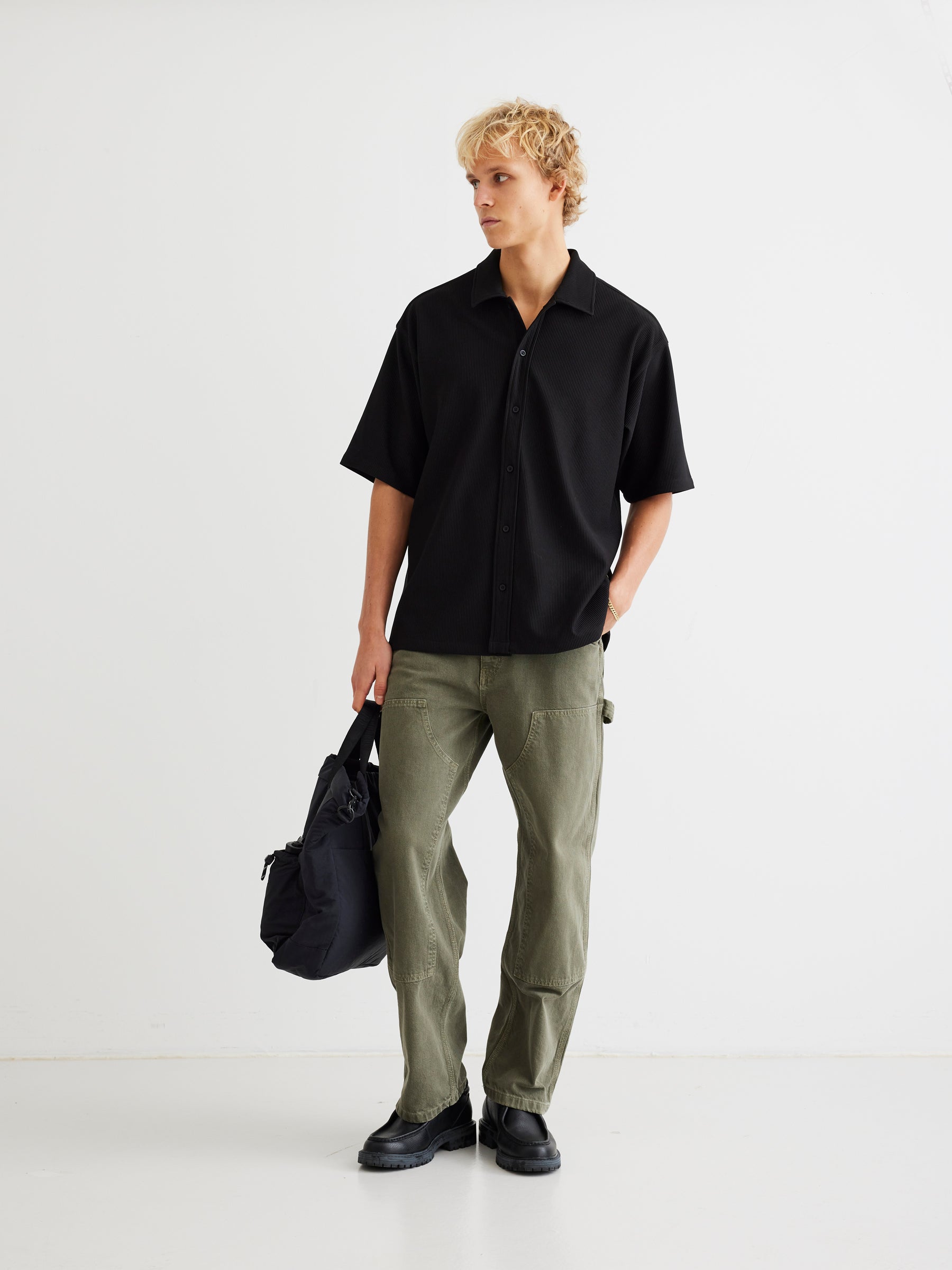 Woodbird WBDizzon Carpenter Pants Dust Green