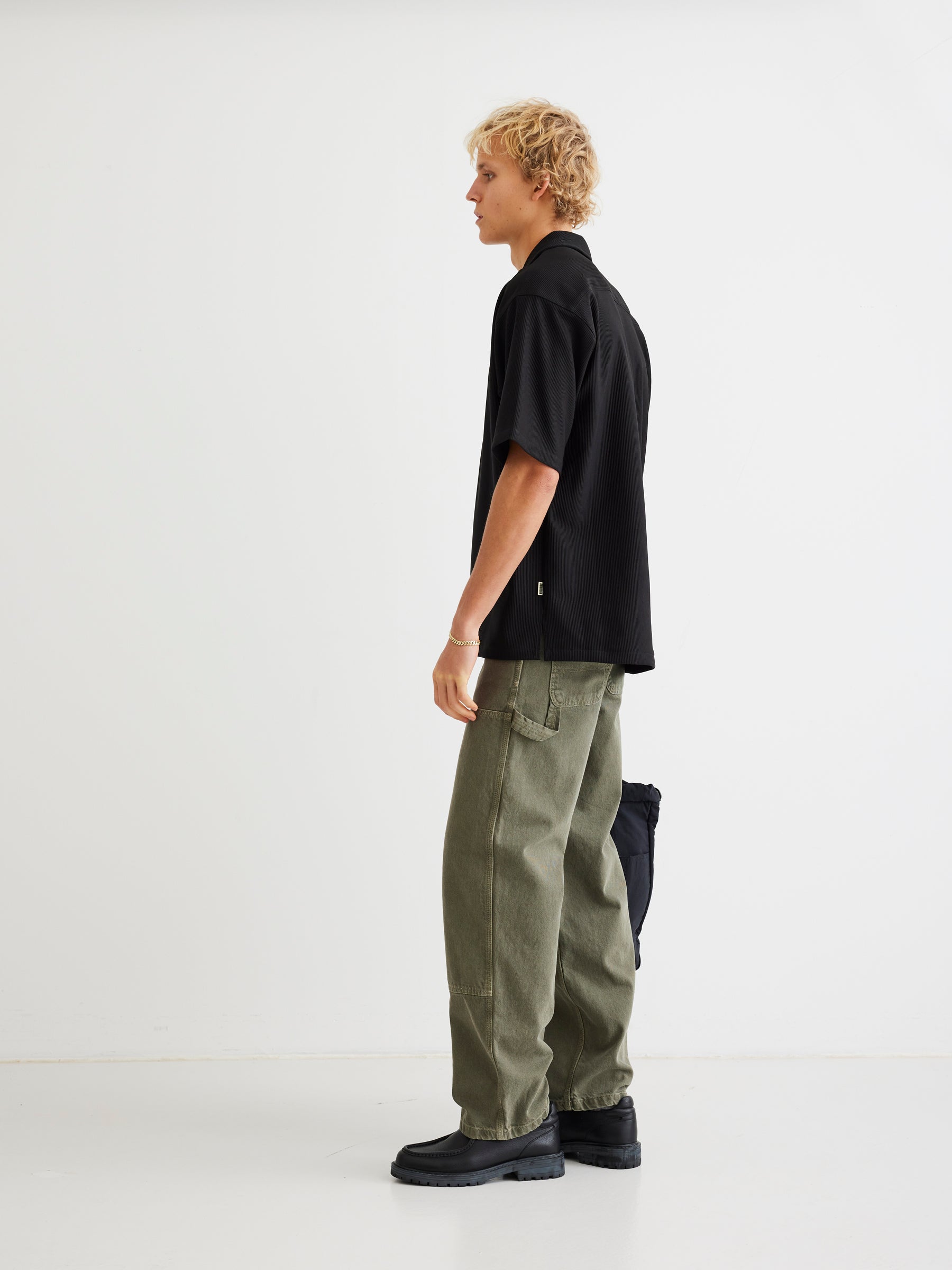 Woodbird WBDizzon Carpenter Pants Dust Green