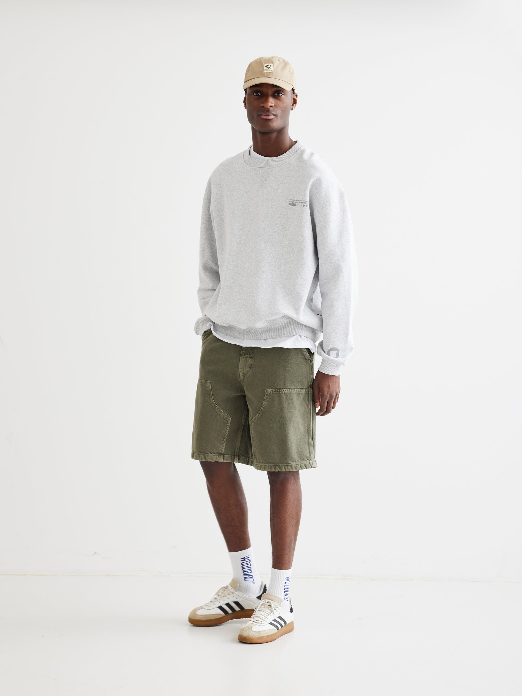 Woodbird WBDizzon Carpenter Shorts Shorts Dust Green