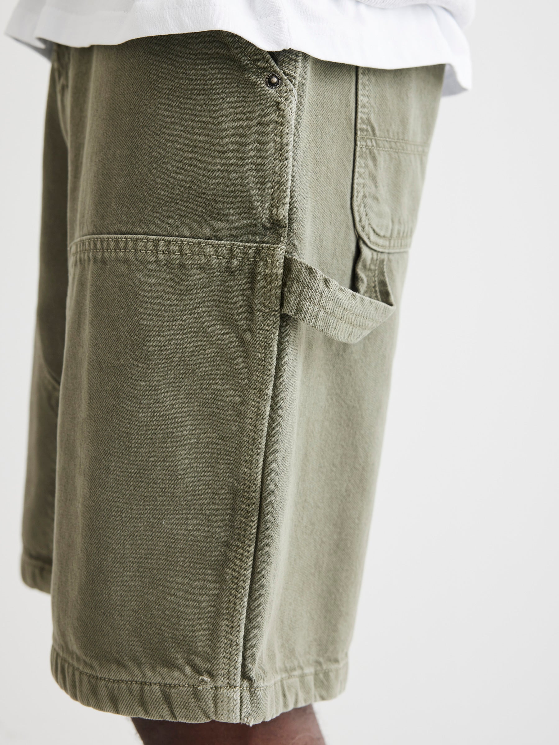 Woodbird WBDizzon Carpenter Shorts Shorts Dust Green