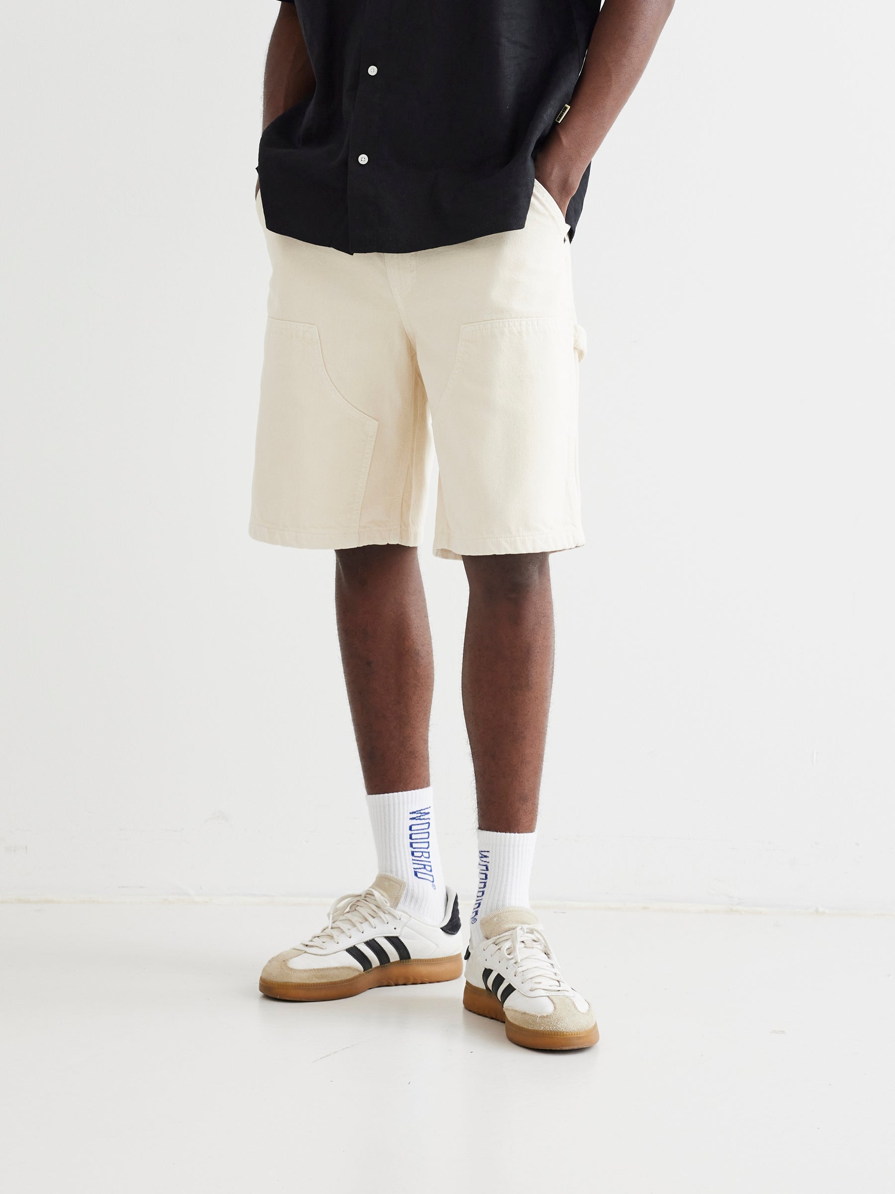 Woodbird WBDizzon Carpenter Shorts Shorts Off White