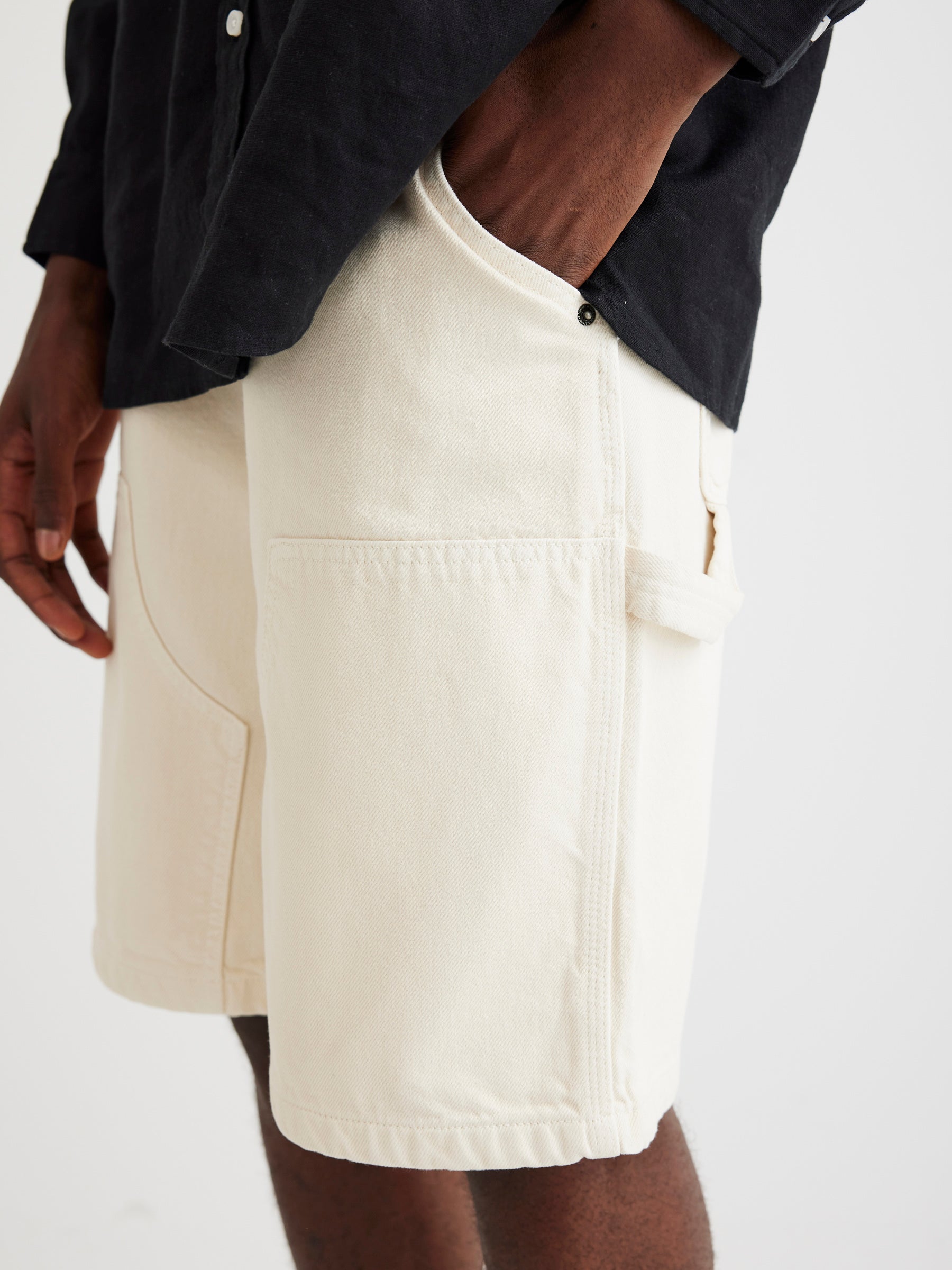 Woodbird WBDizzon Carpenter Shorts Shorts Off White