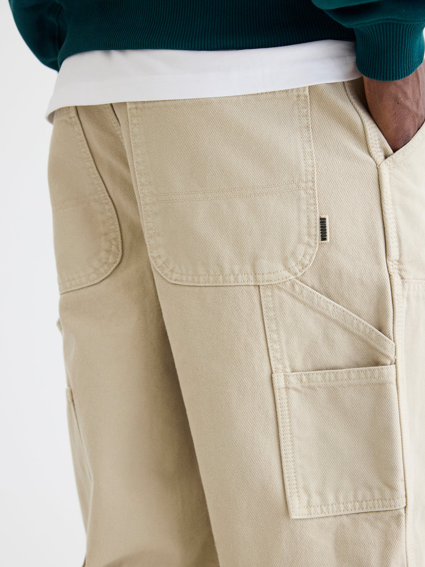 Woodbird WBDizzon Worker Pants Pants Stone