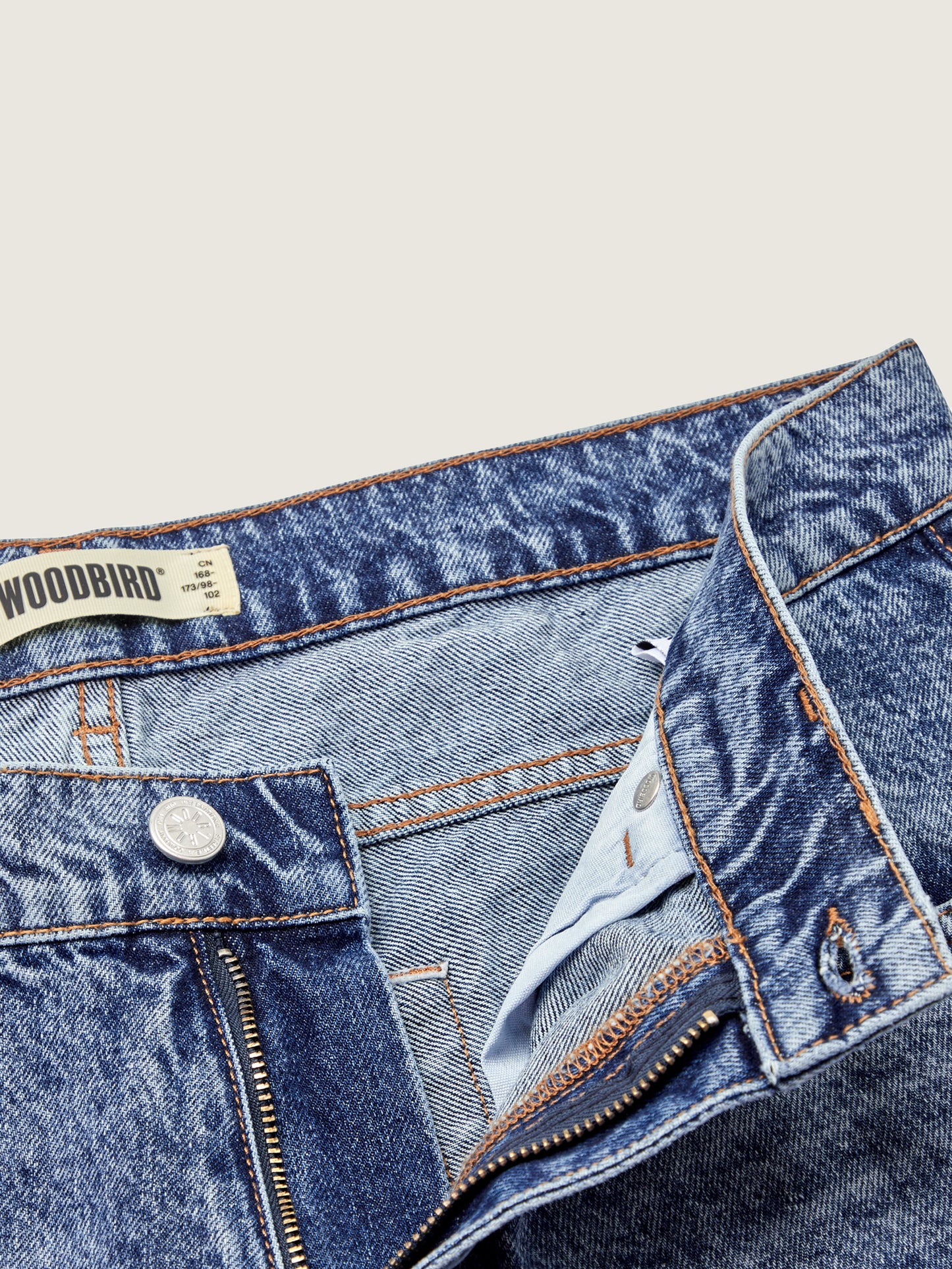 Woodbird WBDoc Marble Jeans Jeans Vintage Blue