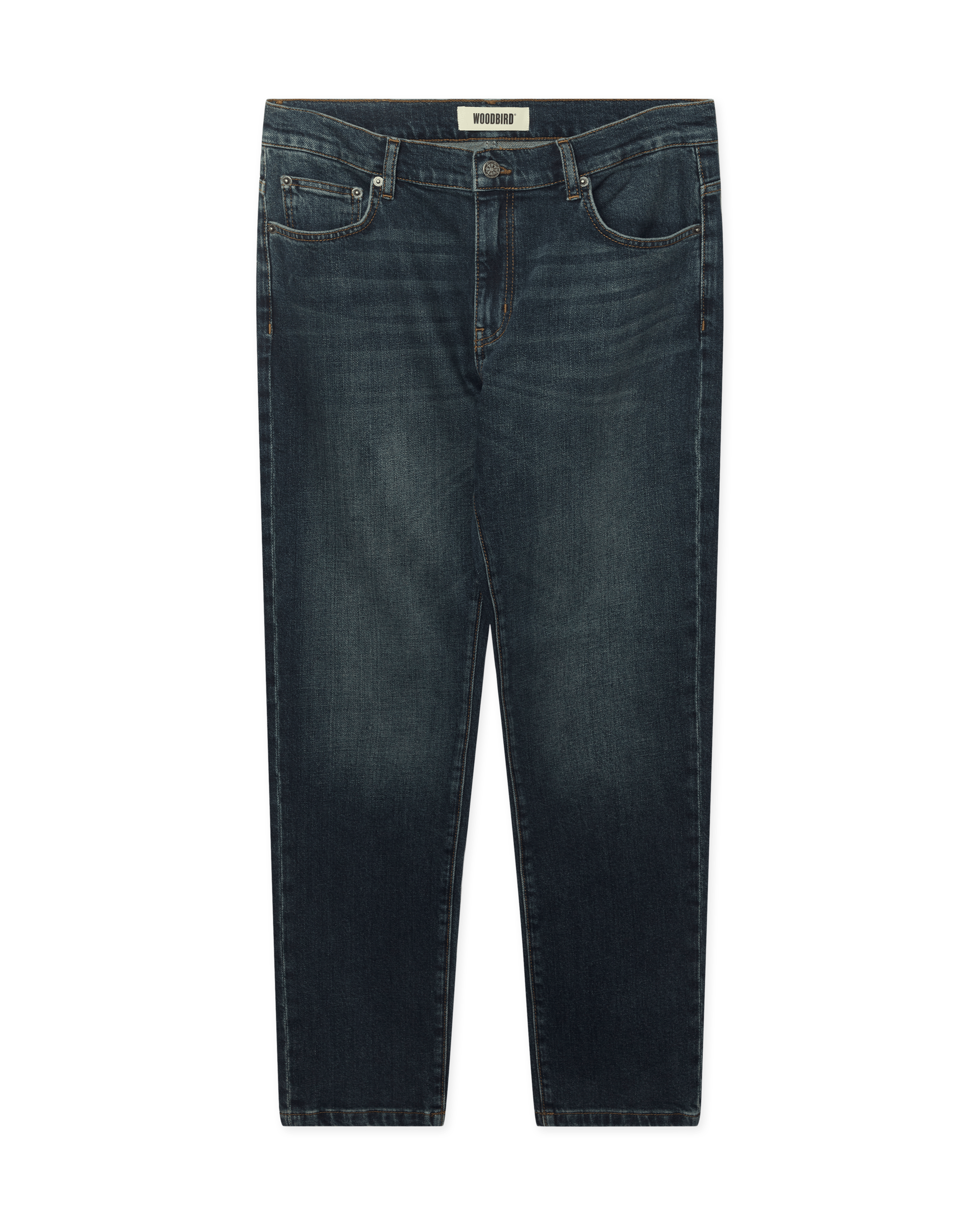 Woodbird WBDoc Stretch Blue Jeans Jeans Dark Blue