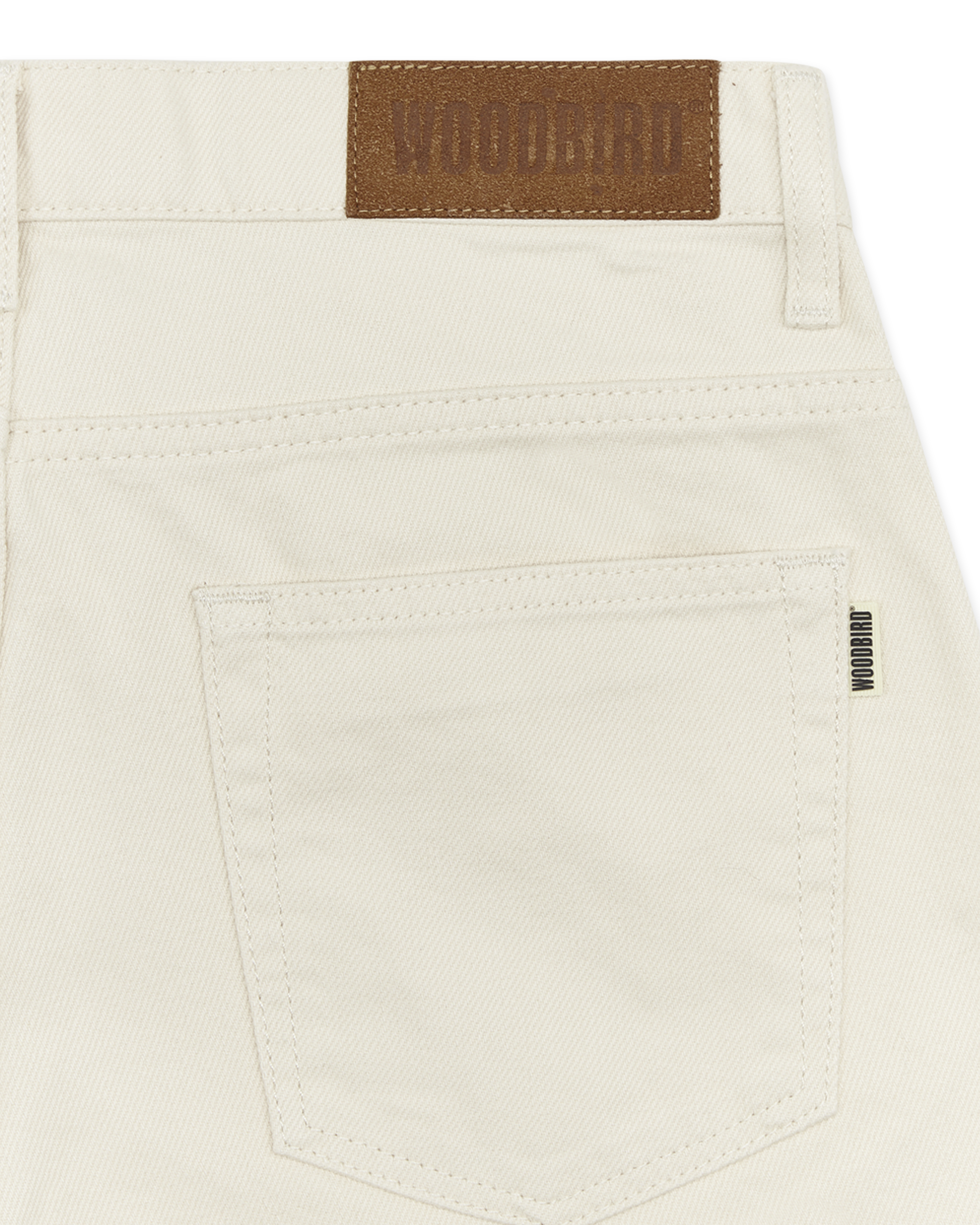 Woodbird WBDoc Twill Pants Jeans Off White