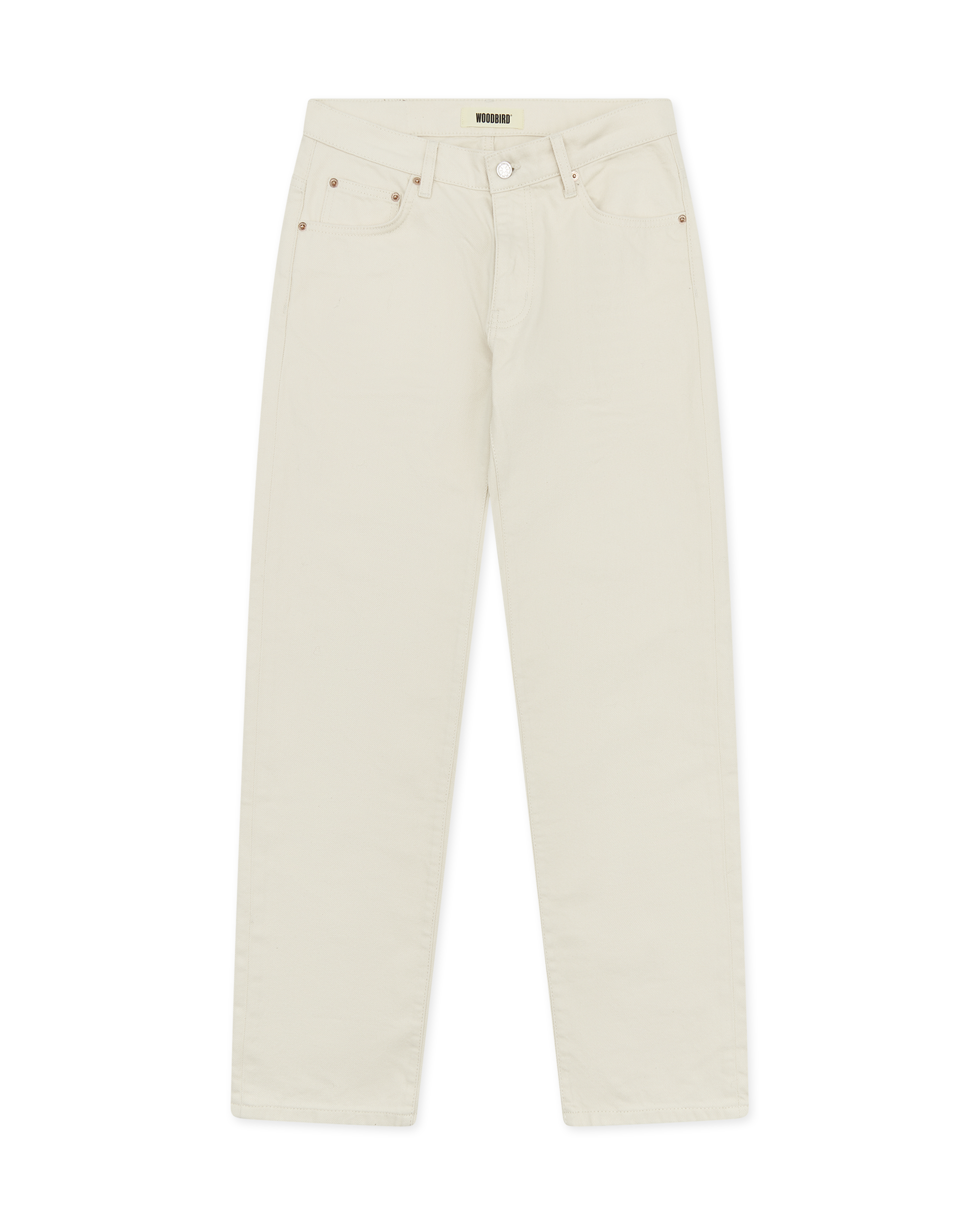 Woodbird WBDoc Twill Pants Jeans Off White