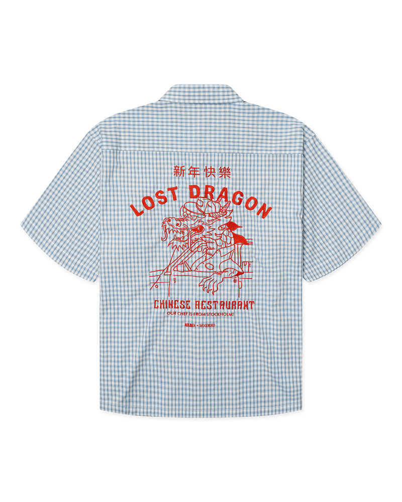 Woodbird WBDragon Shirt NIKBEN Shirts Blue-White