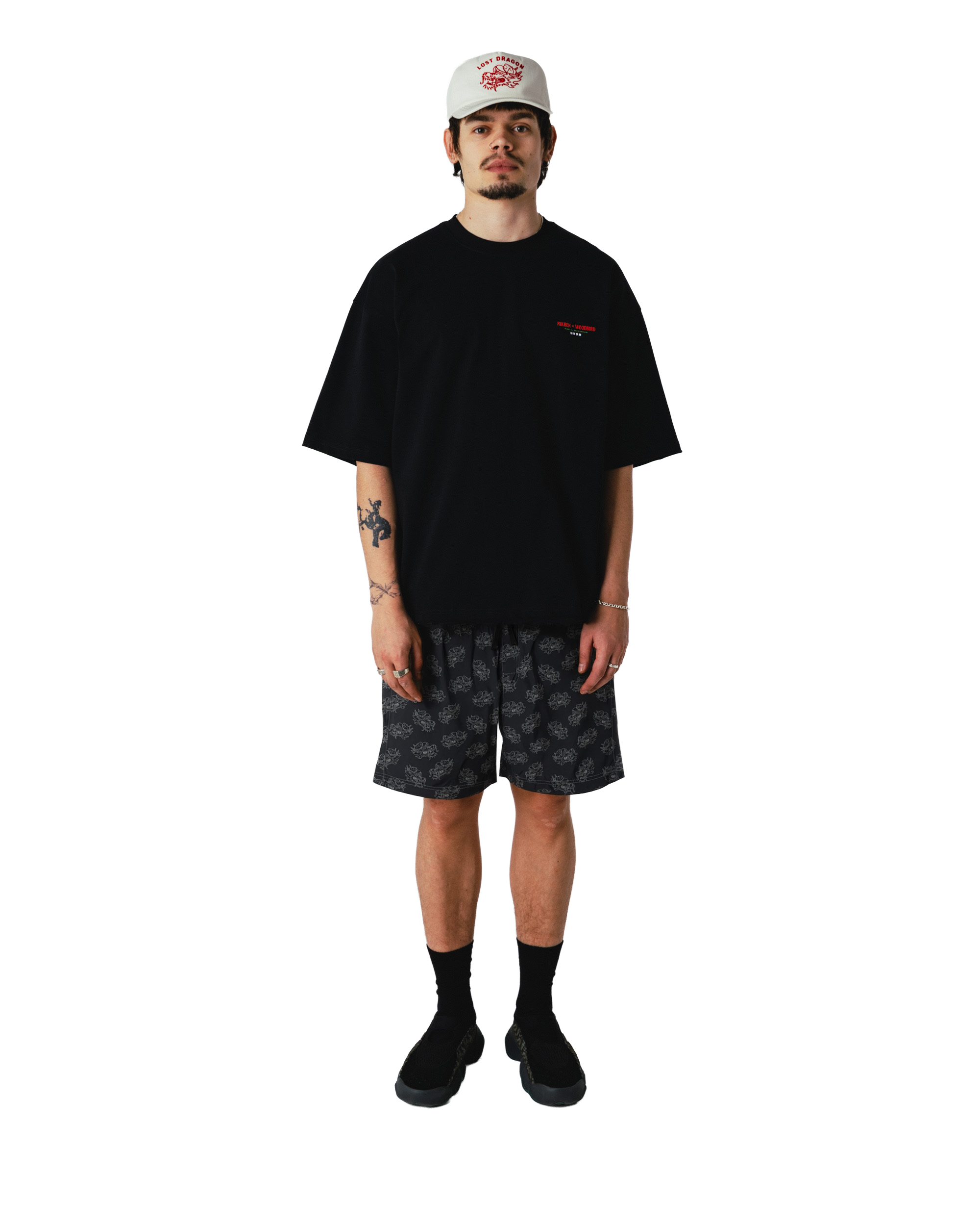 Woodbird WBDragon Tee NIKBEN T-Shirts Black