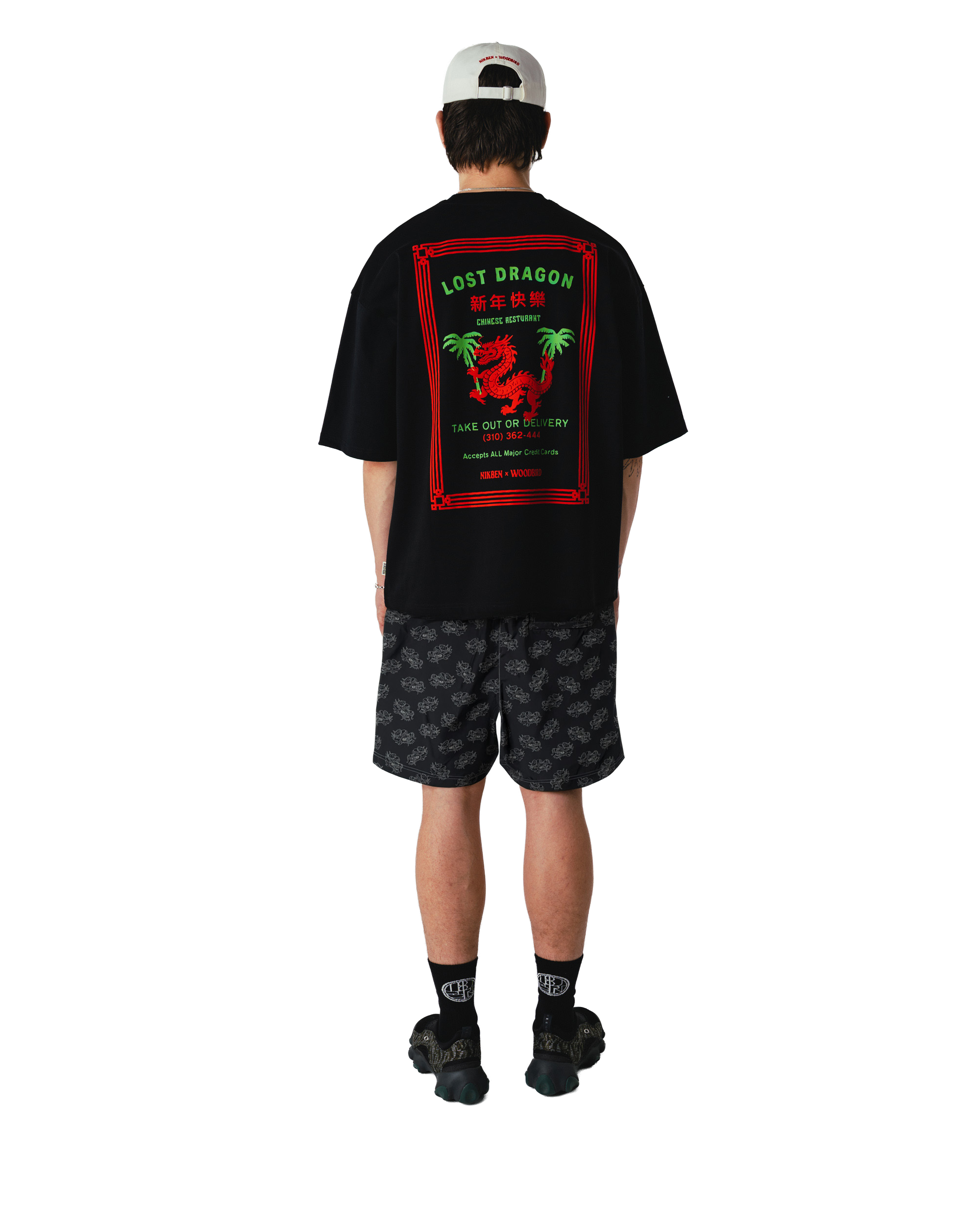 Woodbird WBDragon Tee NIKBEN T-Shirts Black