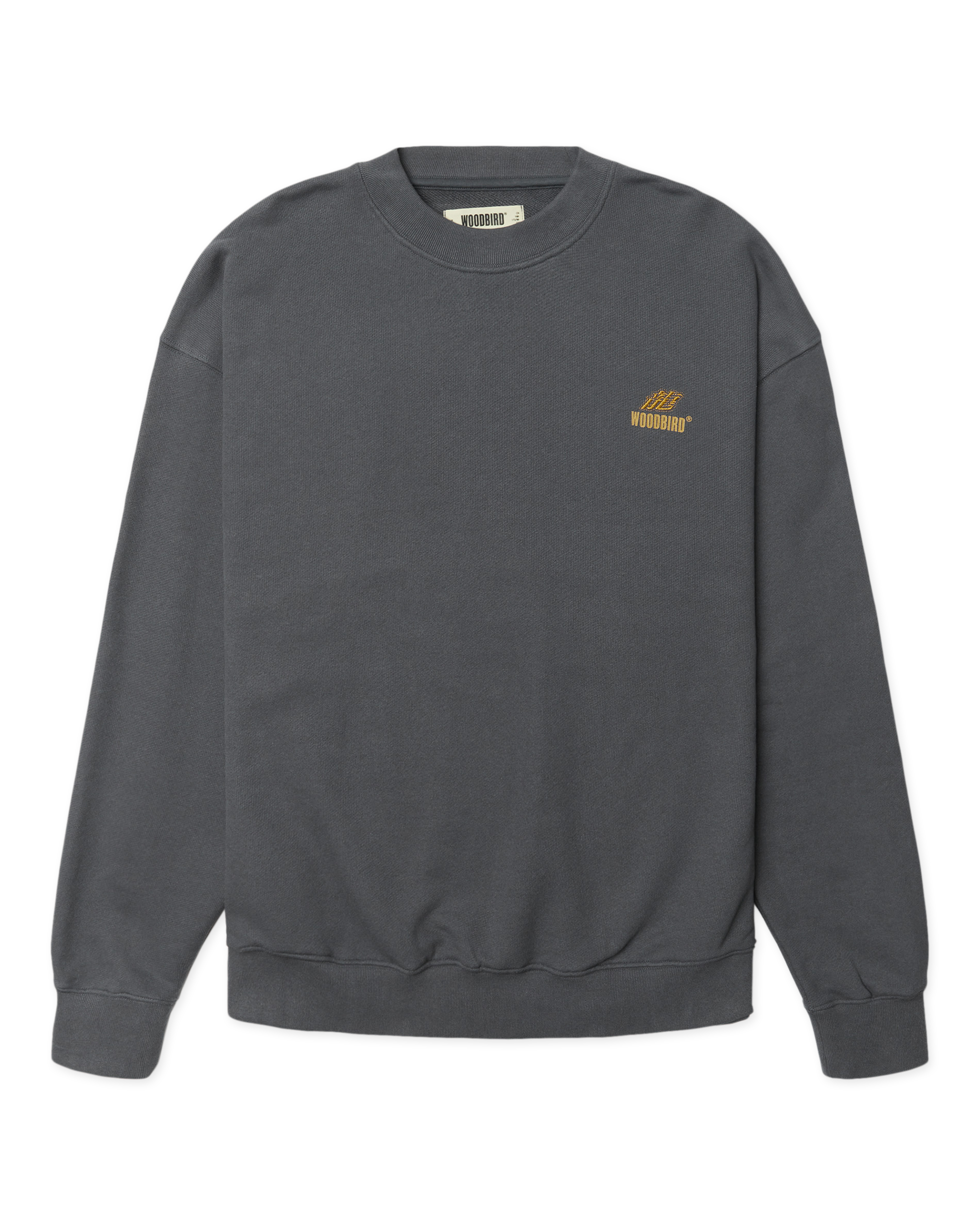 Woodbird WBDuke Action Crew Sweats Slate Blue