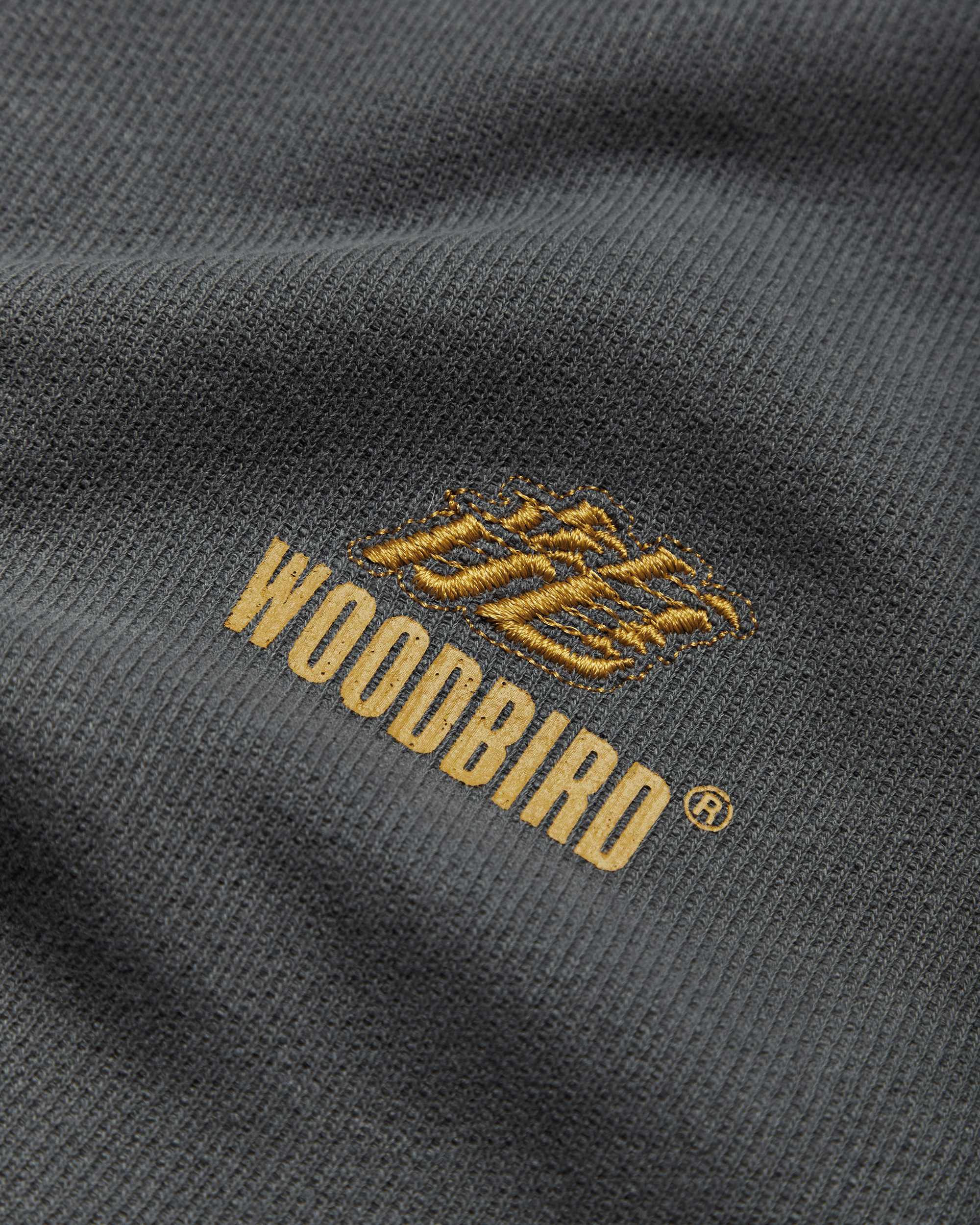 Woodbird WBDuke Action Crew Sweats Slate Blue