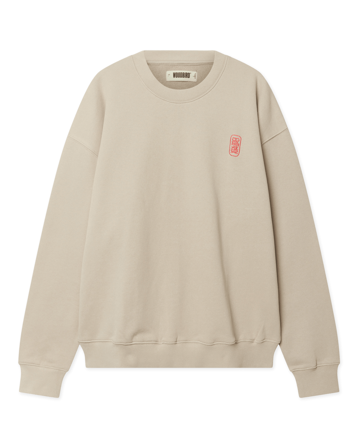 Woodbird WBDuke Support Crew Sweats Taupe