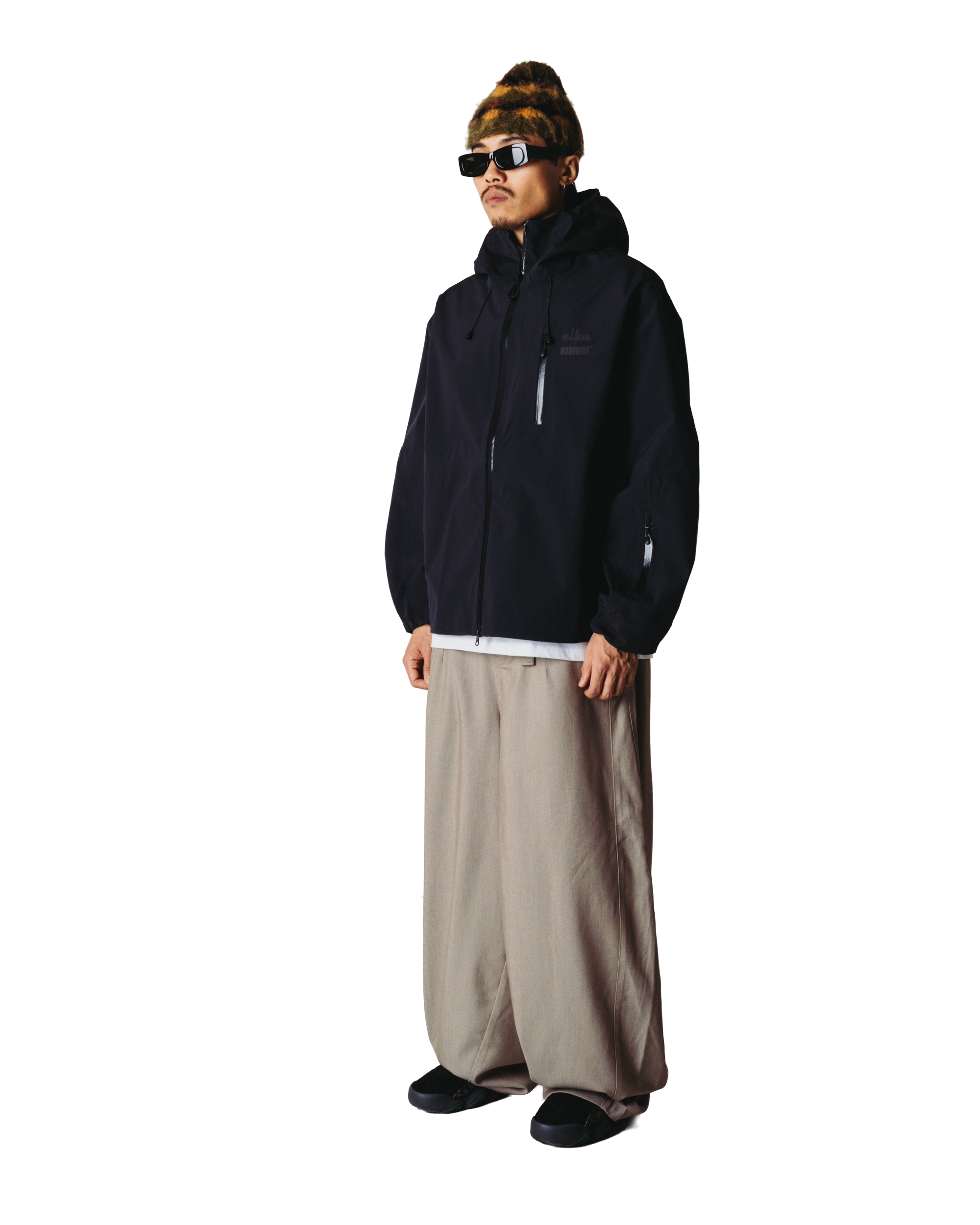 Woodbird WBDune Shell Jacket Outerwear Black