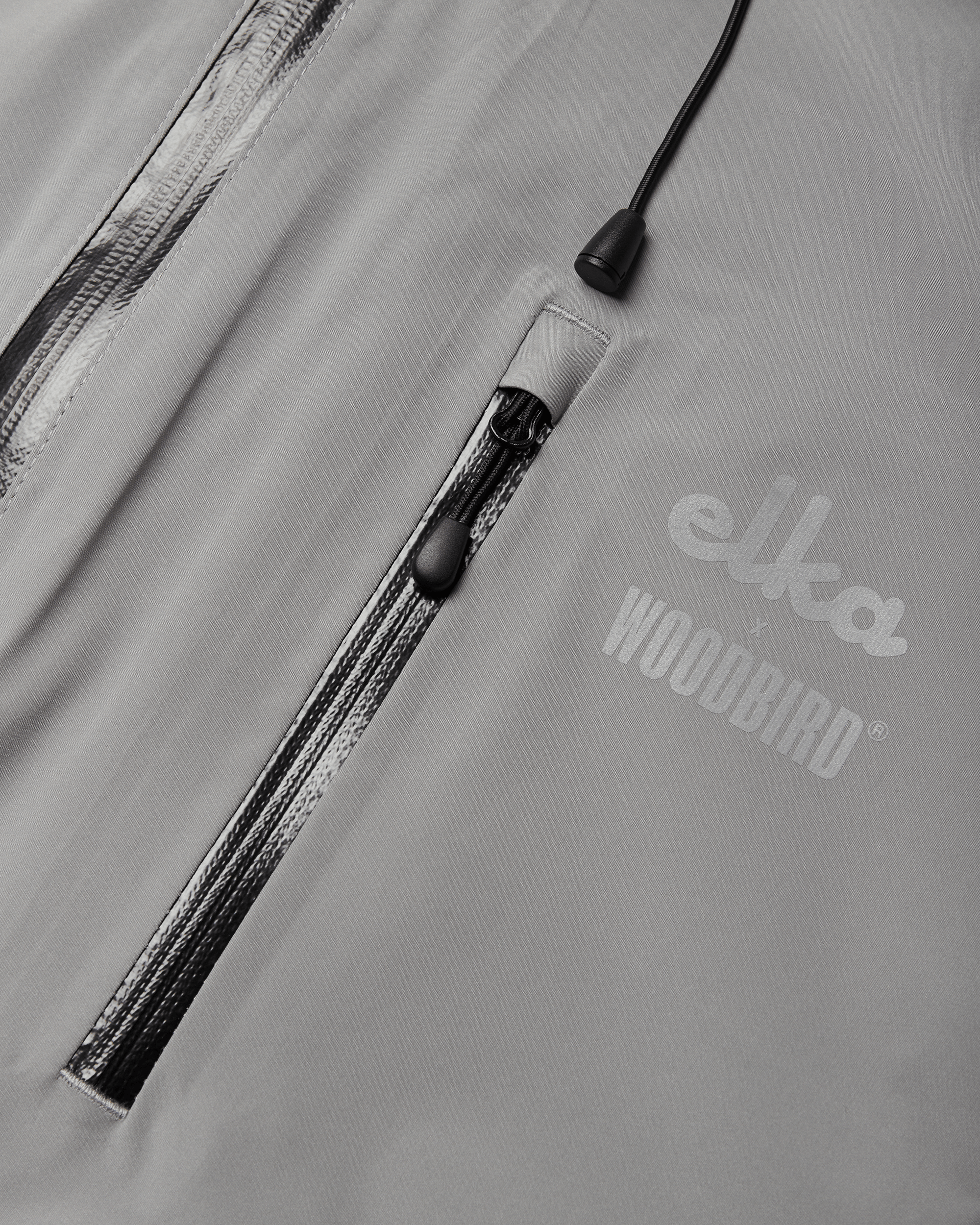 Woodbird WBDune Shell Jacket Outerwear Grey