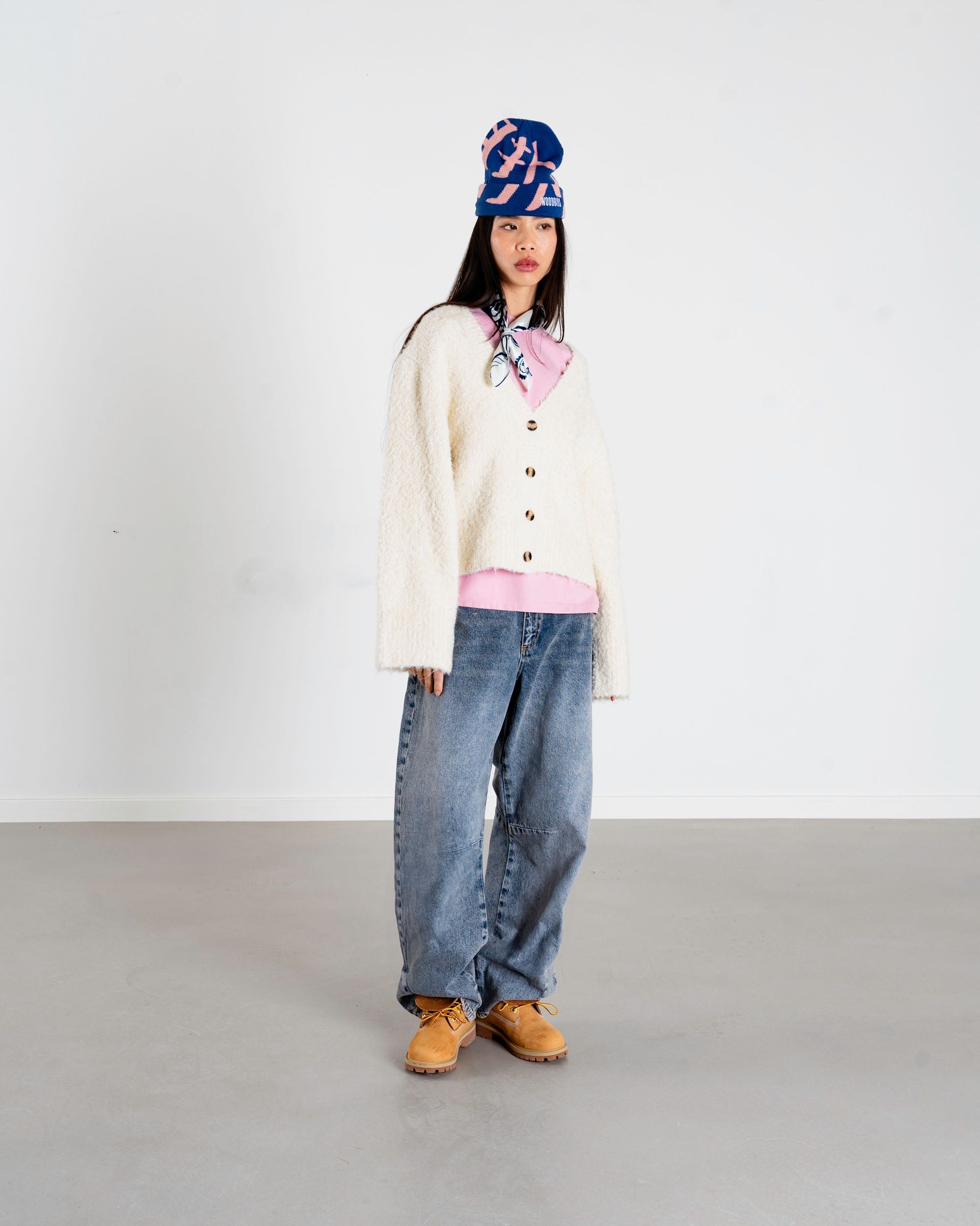 Woodbird Female WBEa Teddy Cardigan Knits Off White