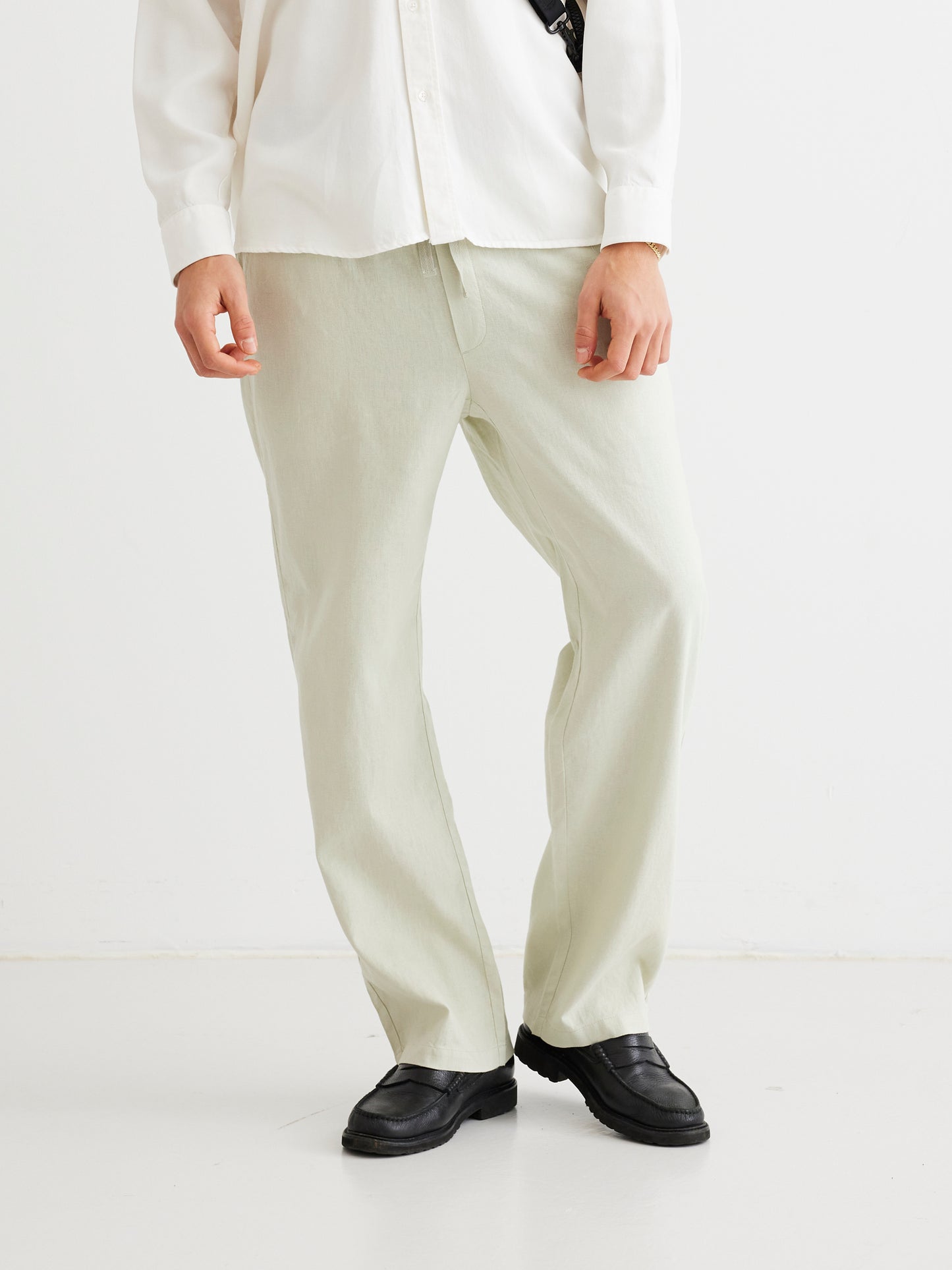 Woodbird WBEik Linen Pant Pants Mint Green