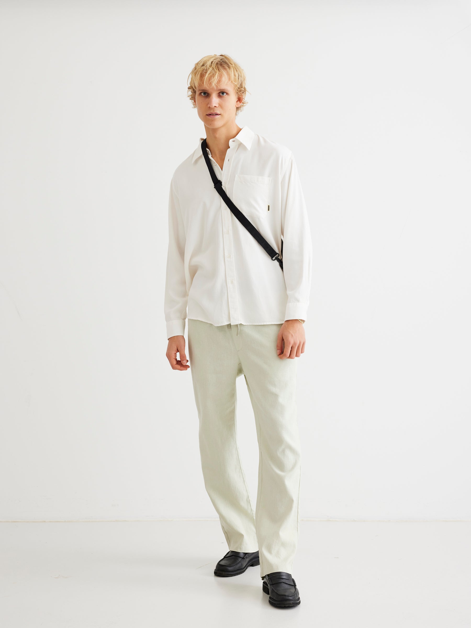 Woodbird WBEik Linen Pant Pants Mint Green