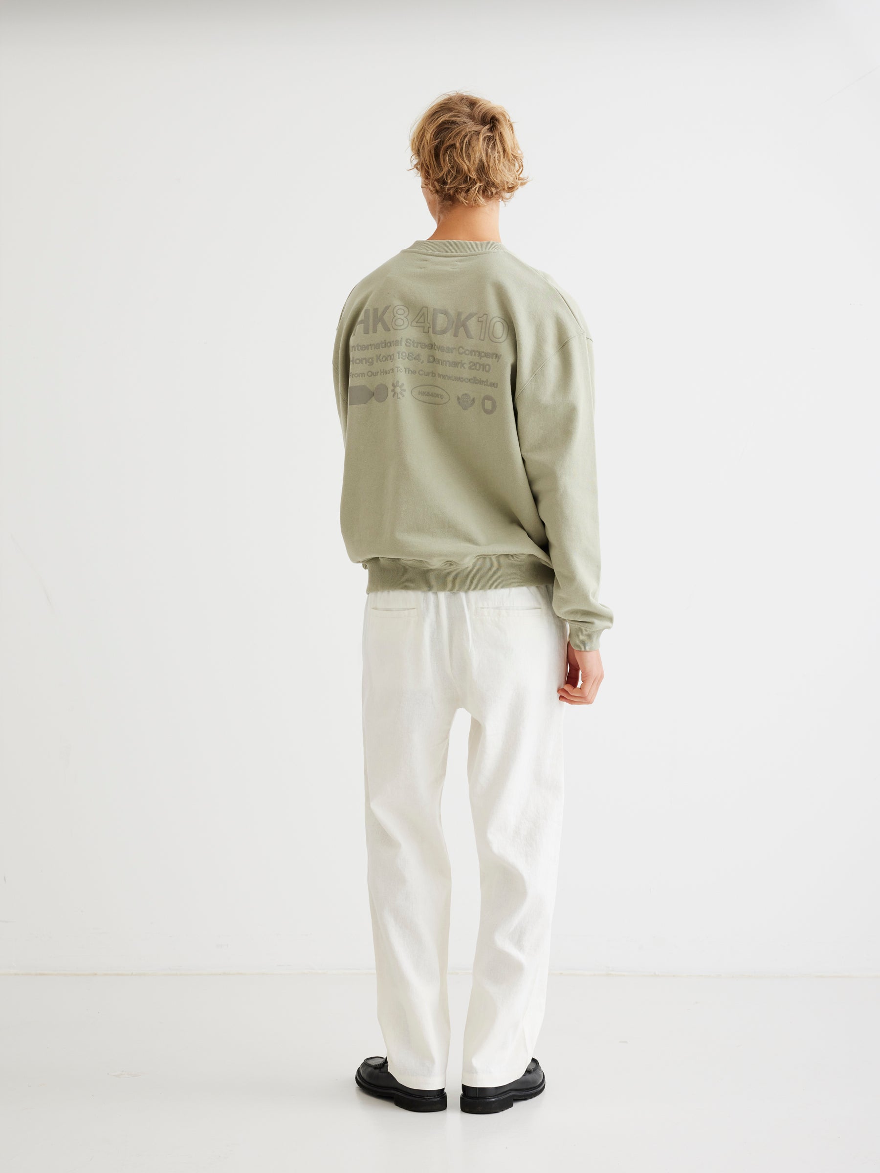 Woodbird WBEik Linen Pant Pants Off White