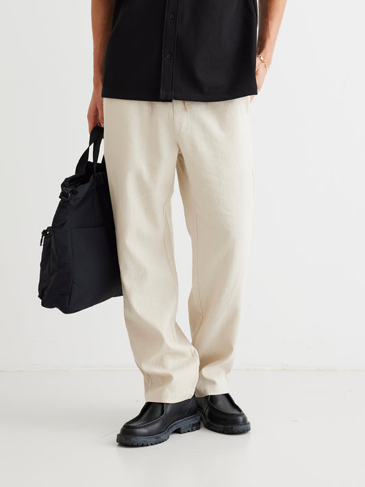 Woodbird WBEik Linen Pant Pants Sand