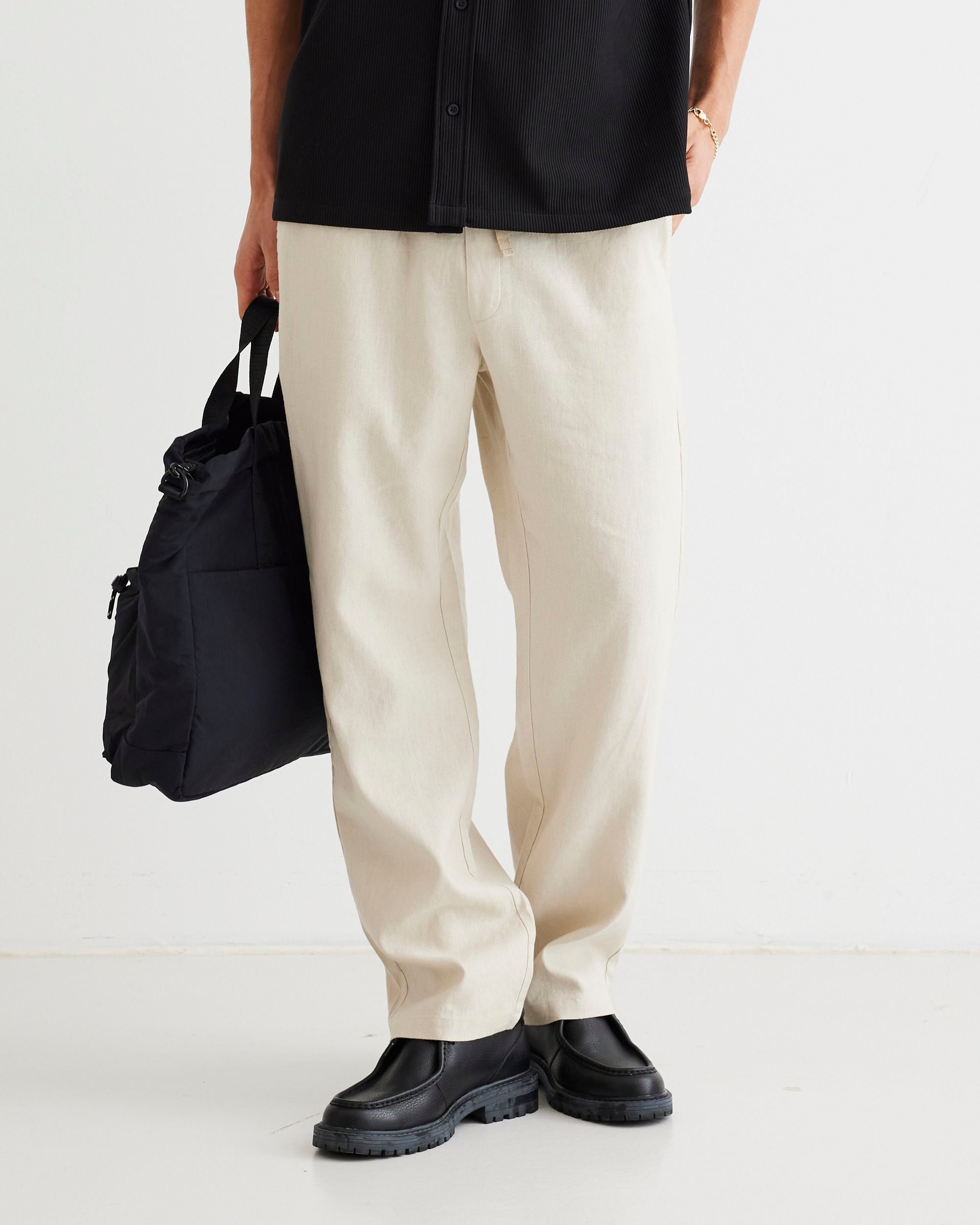 WBEik Linen Pant - Sand – Woodbird