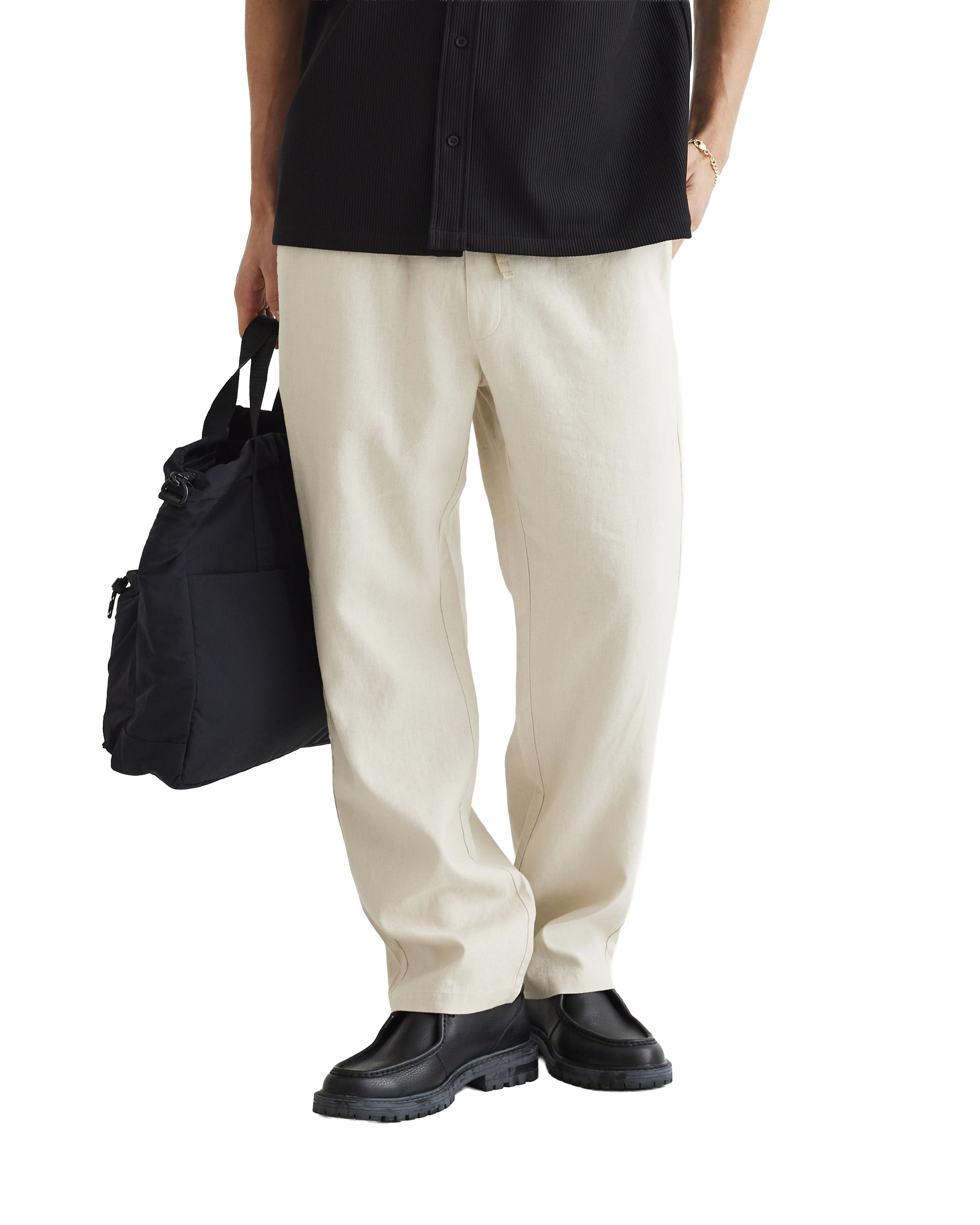 Woodbird WBEik Linen Pant Pants Sand