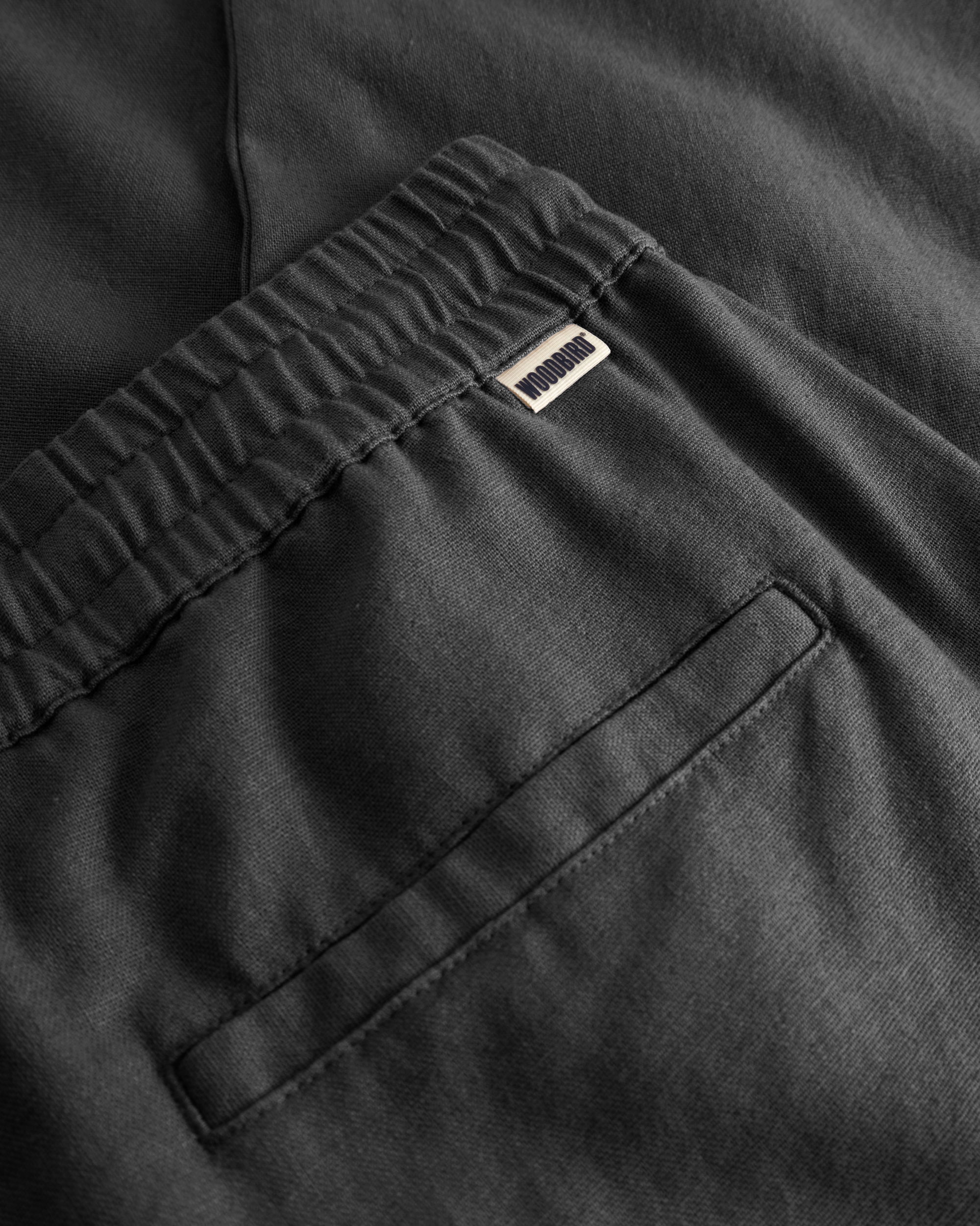 Woodbird WBEik Linen Pant Pants Black