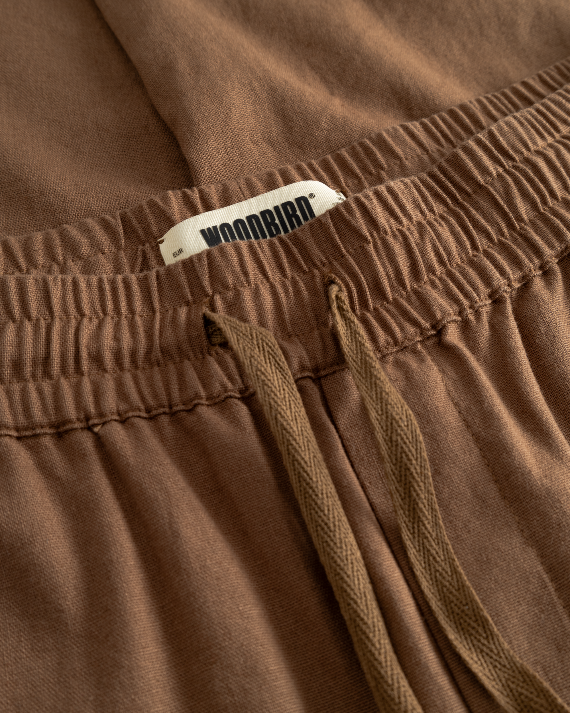 Woodbird WBEik Linen Pant Pants Brown