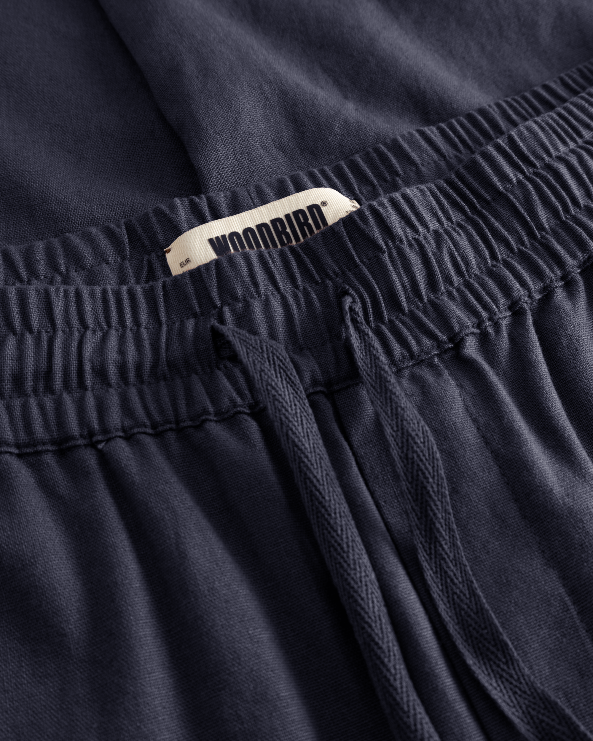 Woodbird WBEik Linen Pant Pants Navy