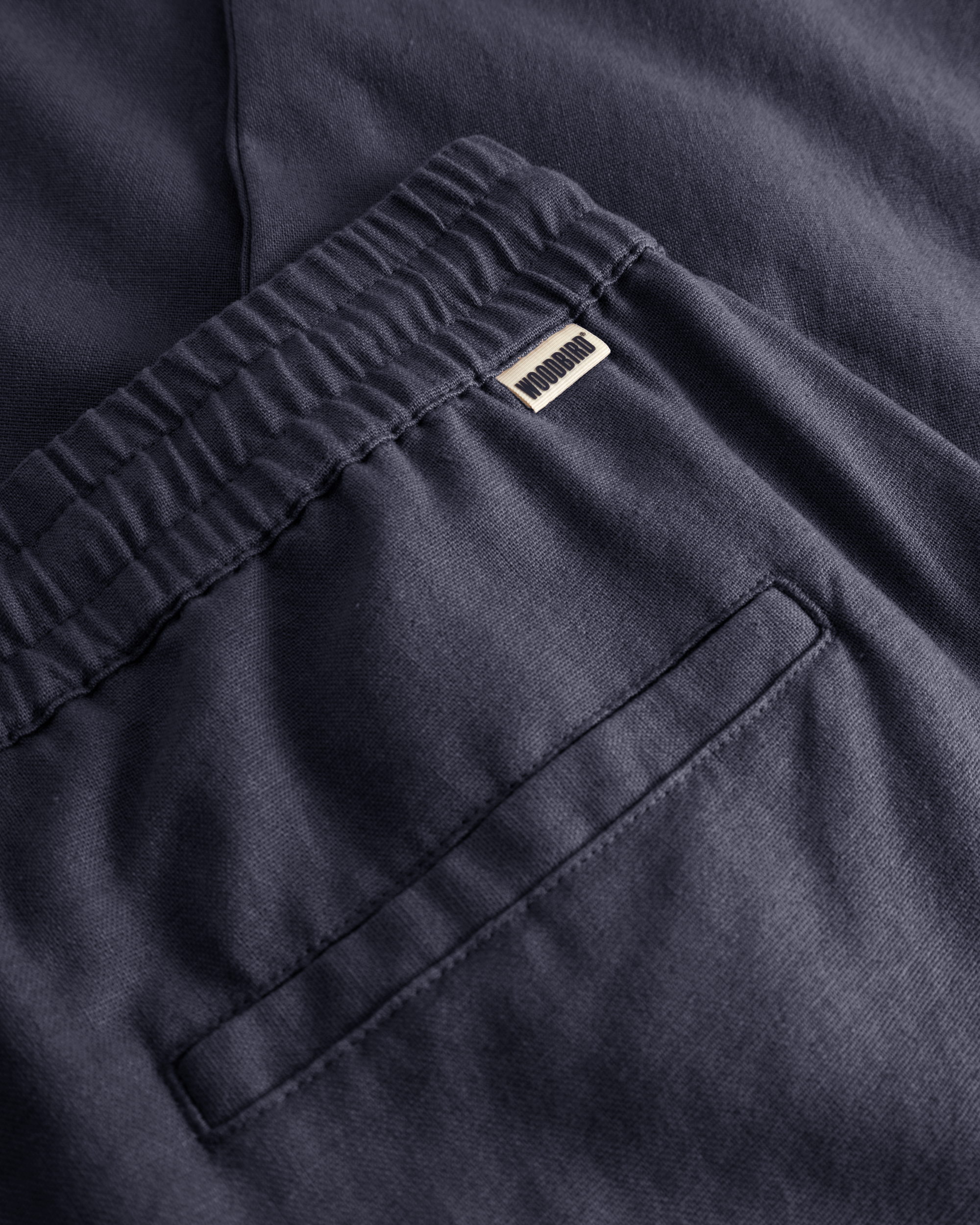 Woodbird WBEik Linen Pant Pants Navy