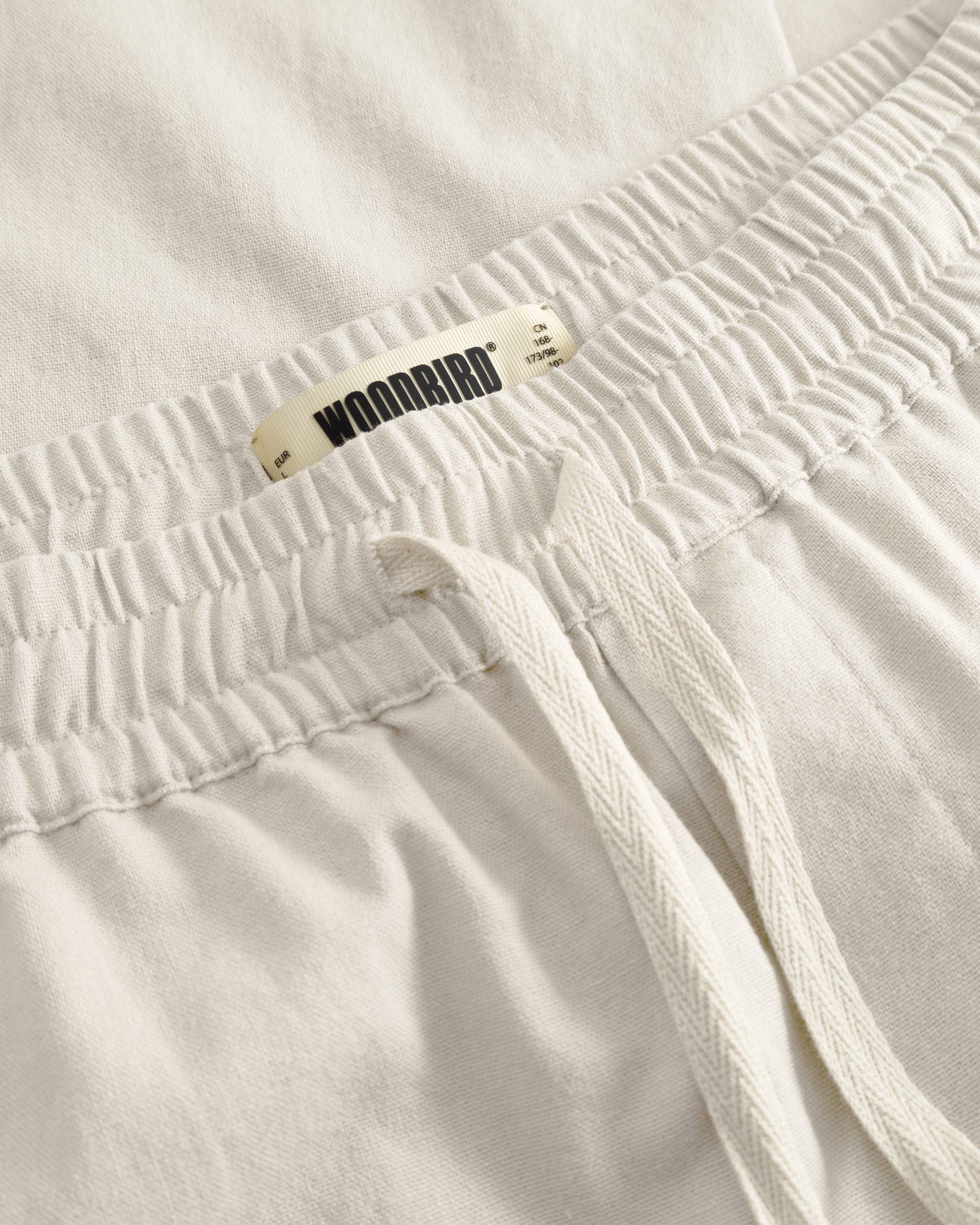 Woodbird WBEik Linen Pant Pants Off White