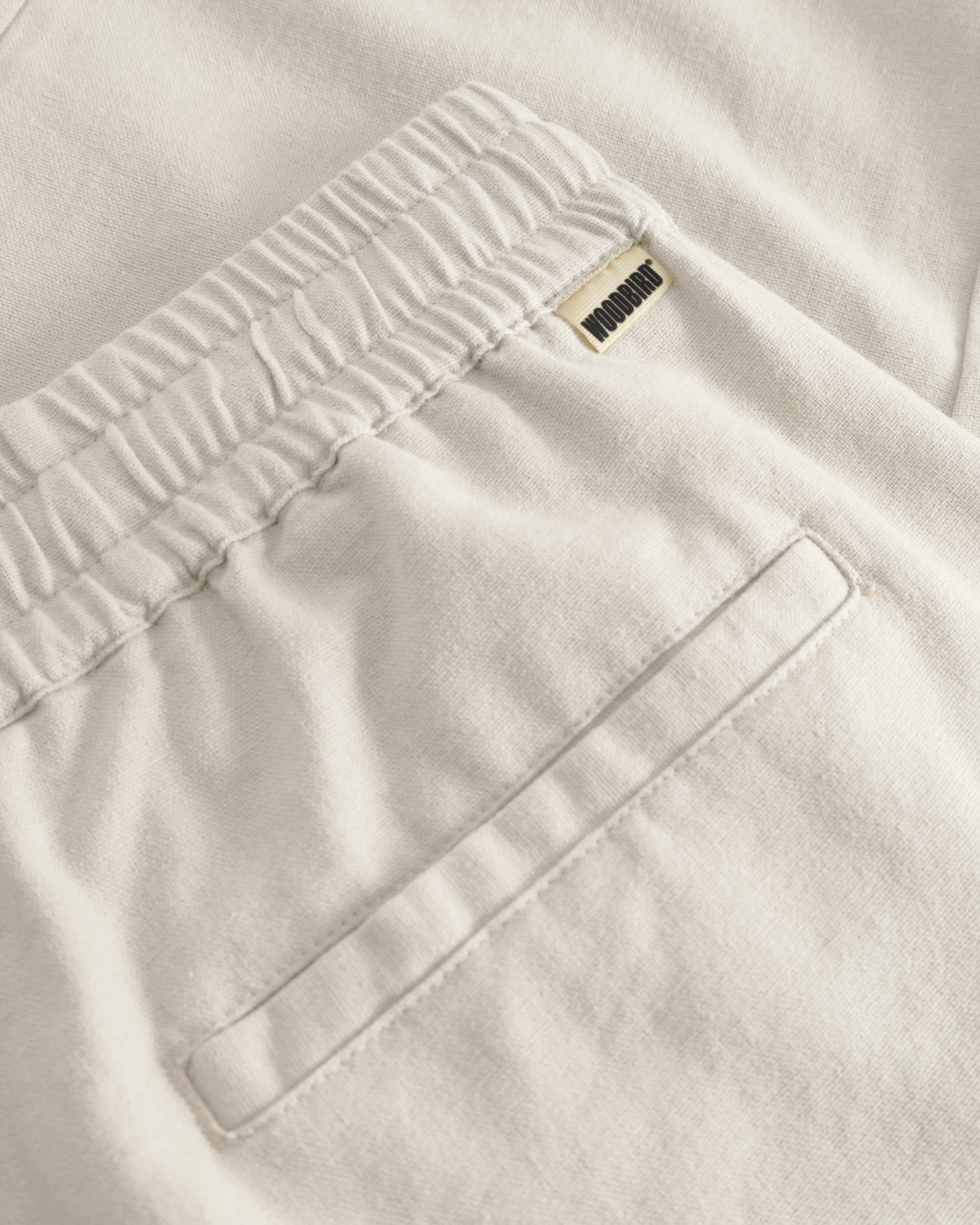 Woodbird WBEik Linen Pant Pants Off White