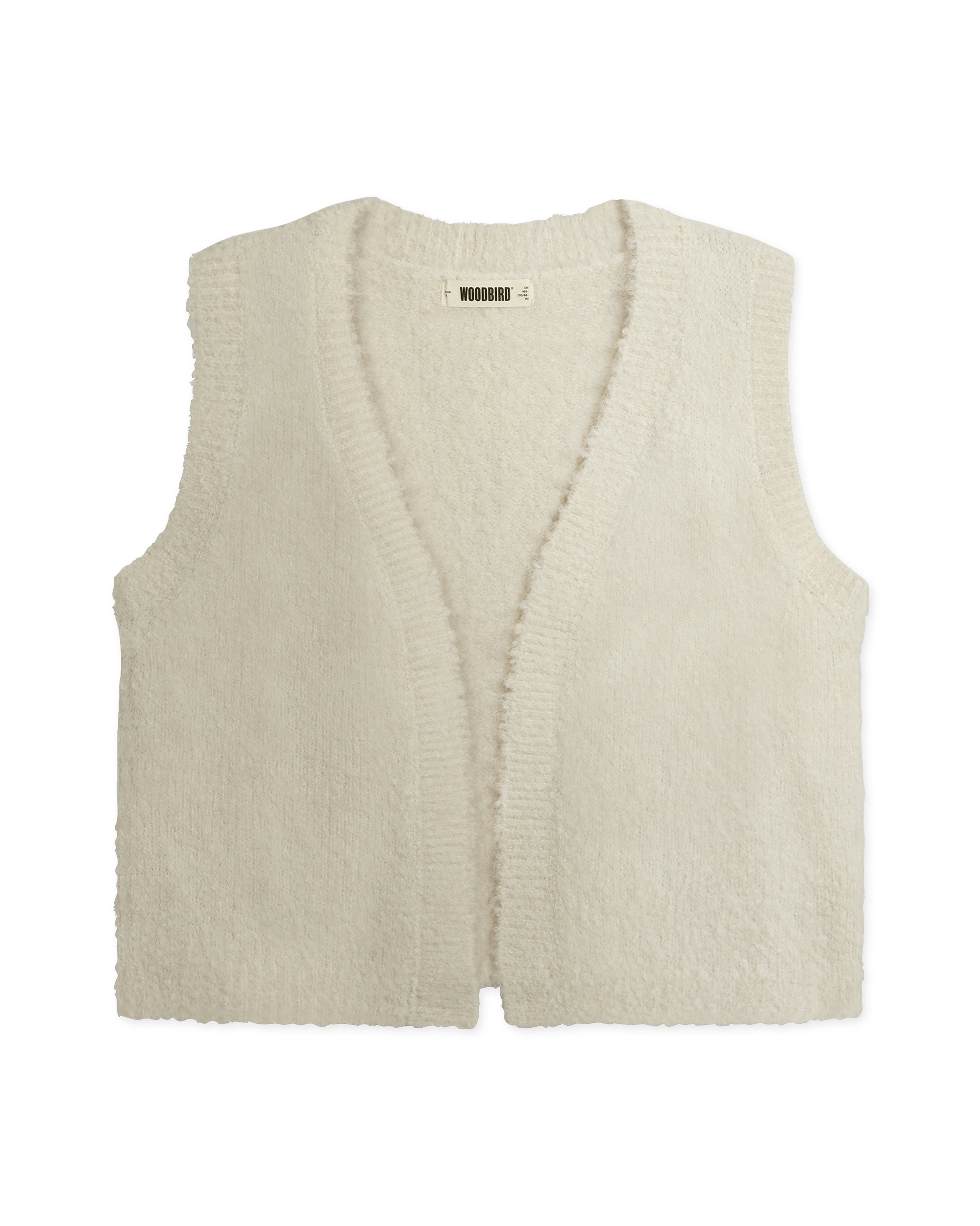Woodbird Female WBEva Teddy Vest Knits Off White