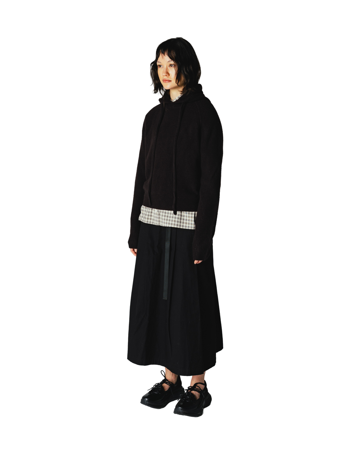 Woodbird Female WBEve Knit Hoodie Knits Brown