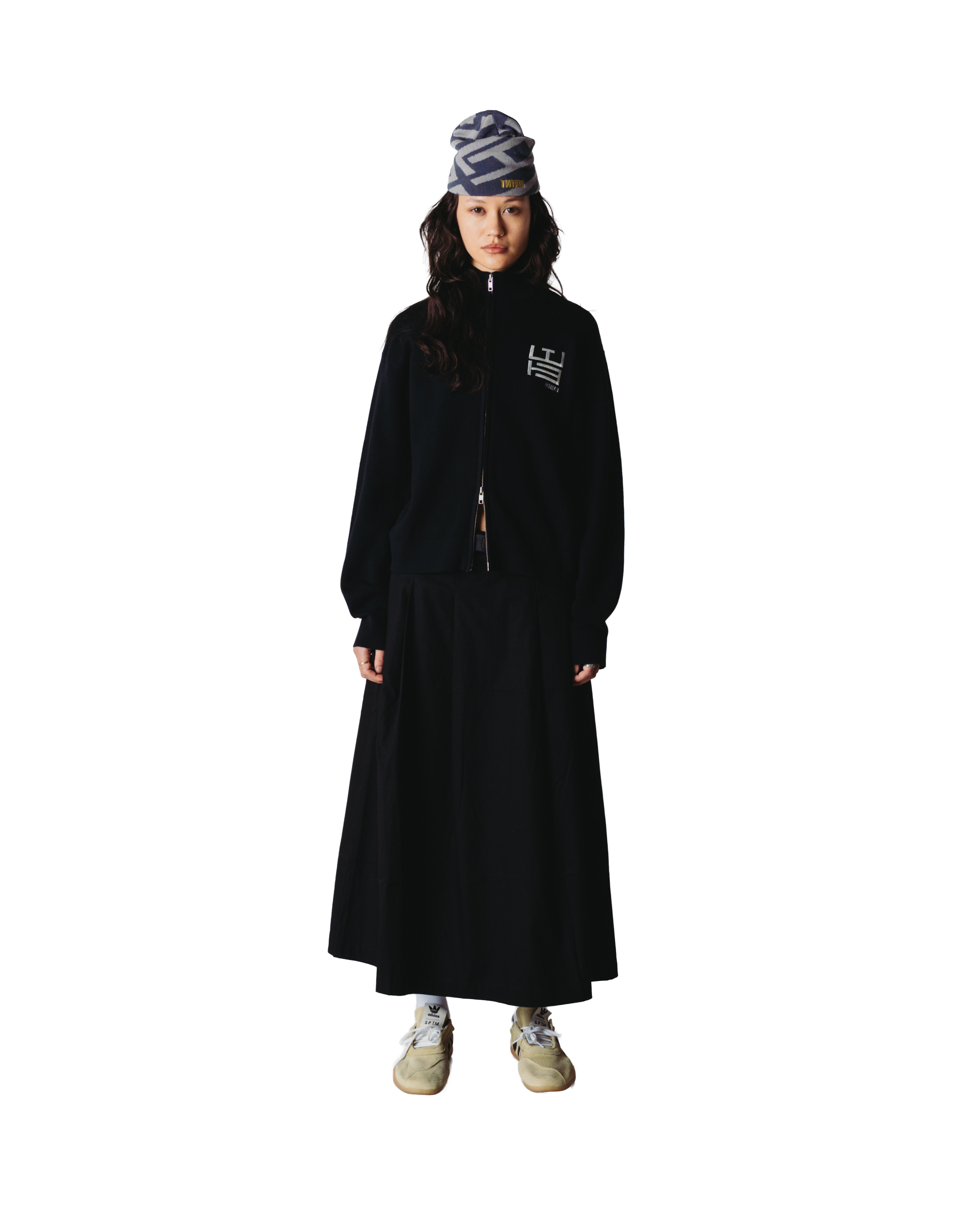 Woodbird Female WBFang Full Zip Cardigan Knits Black