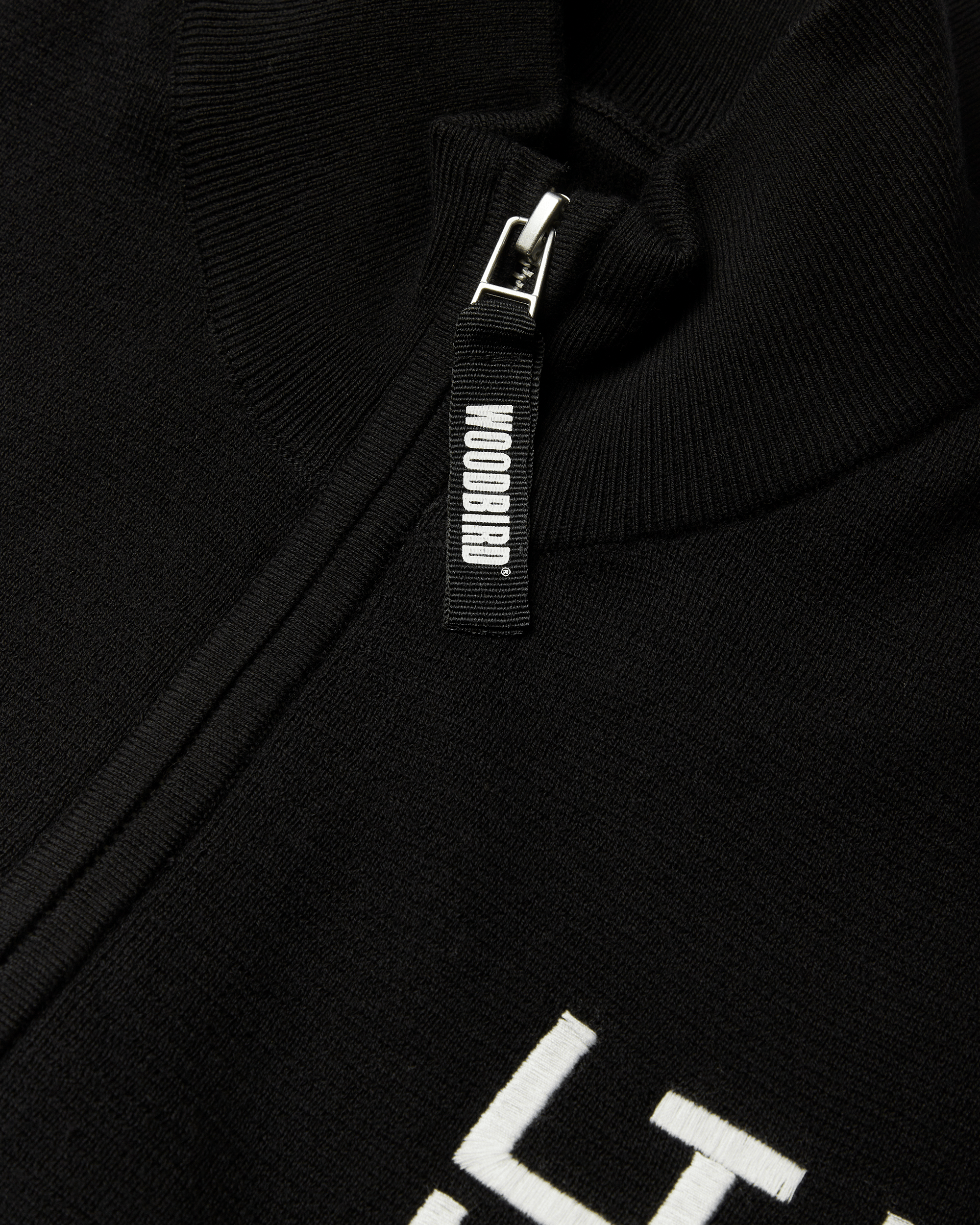 Woodbird Female WBFang Full Zip Cardigan Knits Black