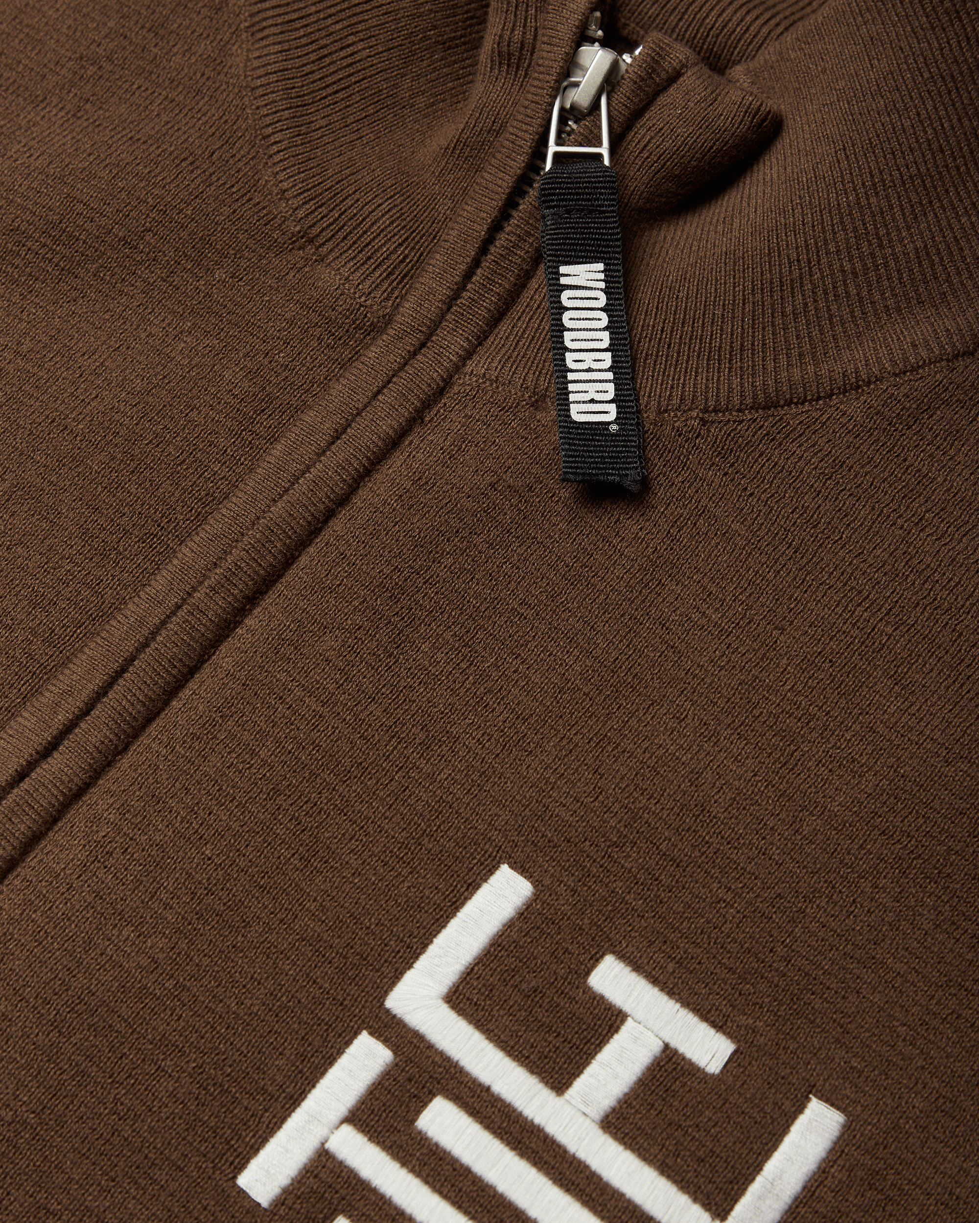 Woodbird Female WBFang Full Zip Cardigan Knits Brown