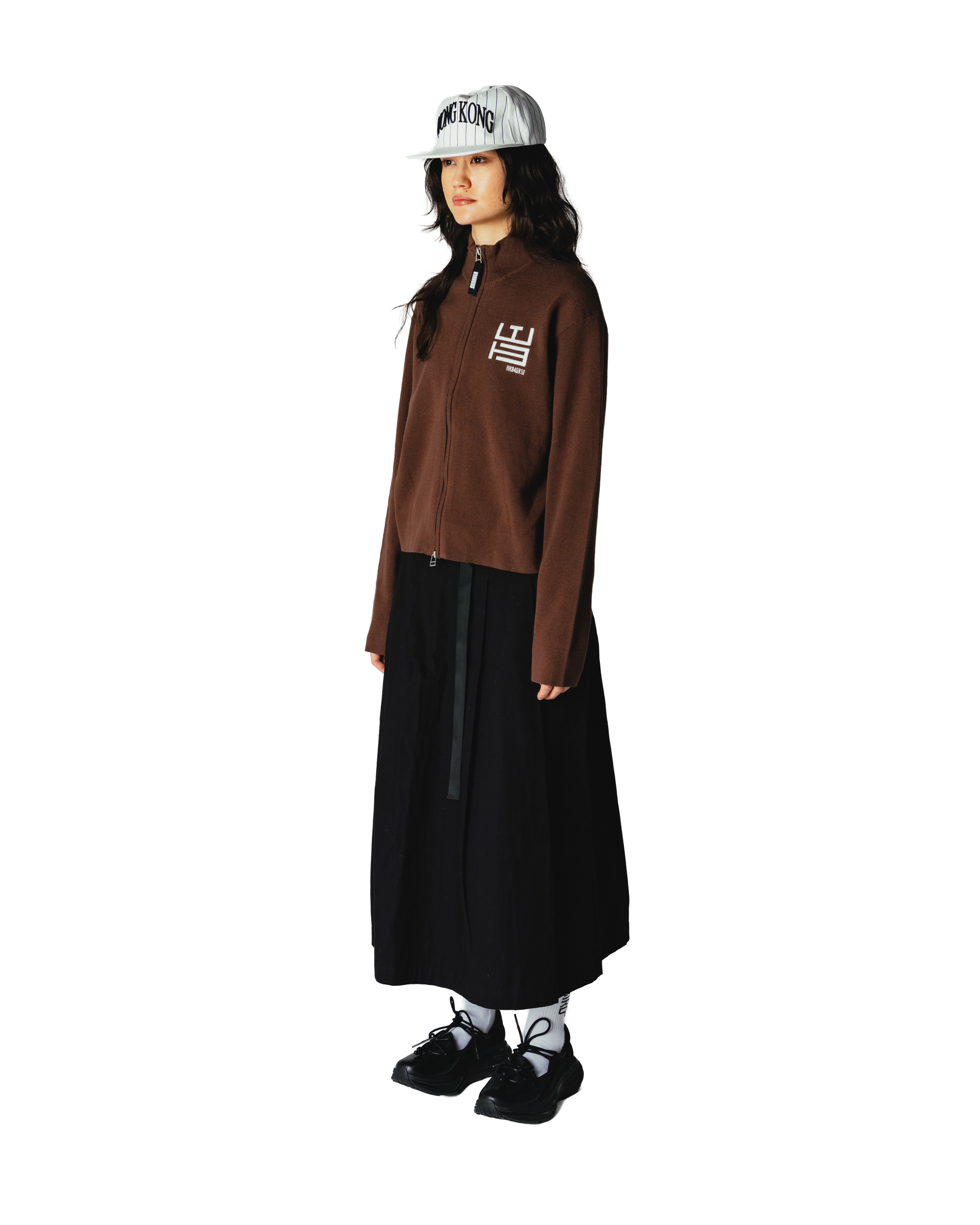 Woodbird Female WBFang Full Zip Cardigan Knits Brown