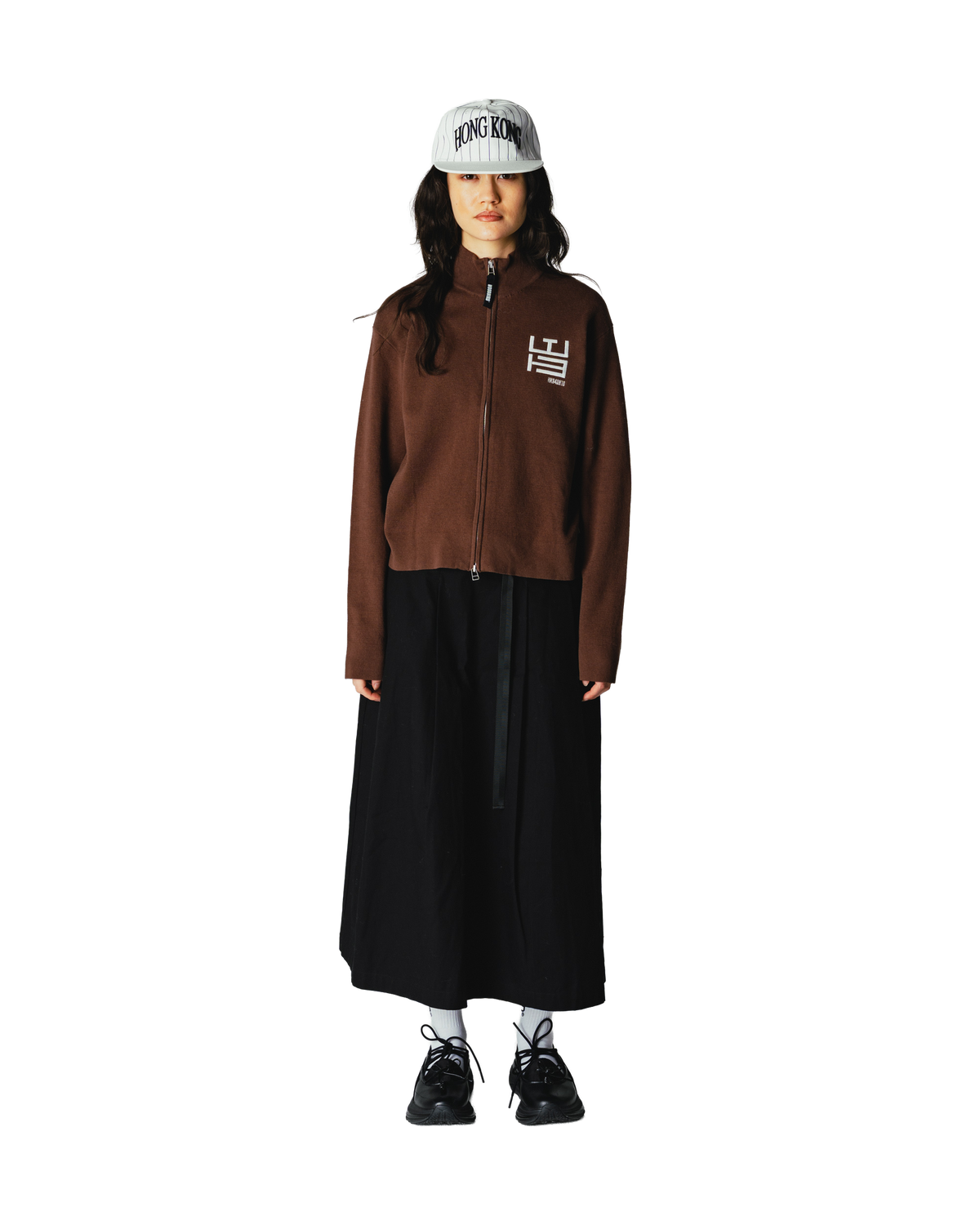 Woodbird Female WBFang Full Zip Cardigan Knits Brown