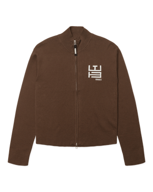 Woodbird Female WBFang Full Zip Cardigan Knits Brown